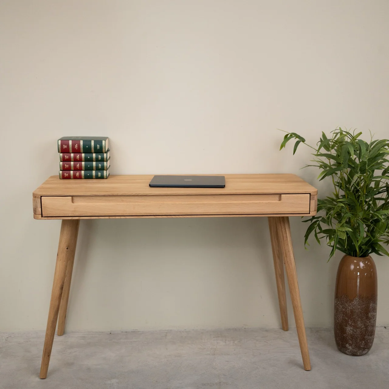 Bureau console en bois massif de chêne Escandi Atelier – NordicStory - Image 10