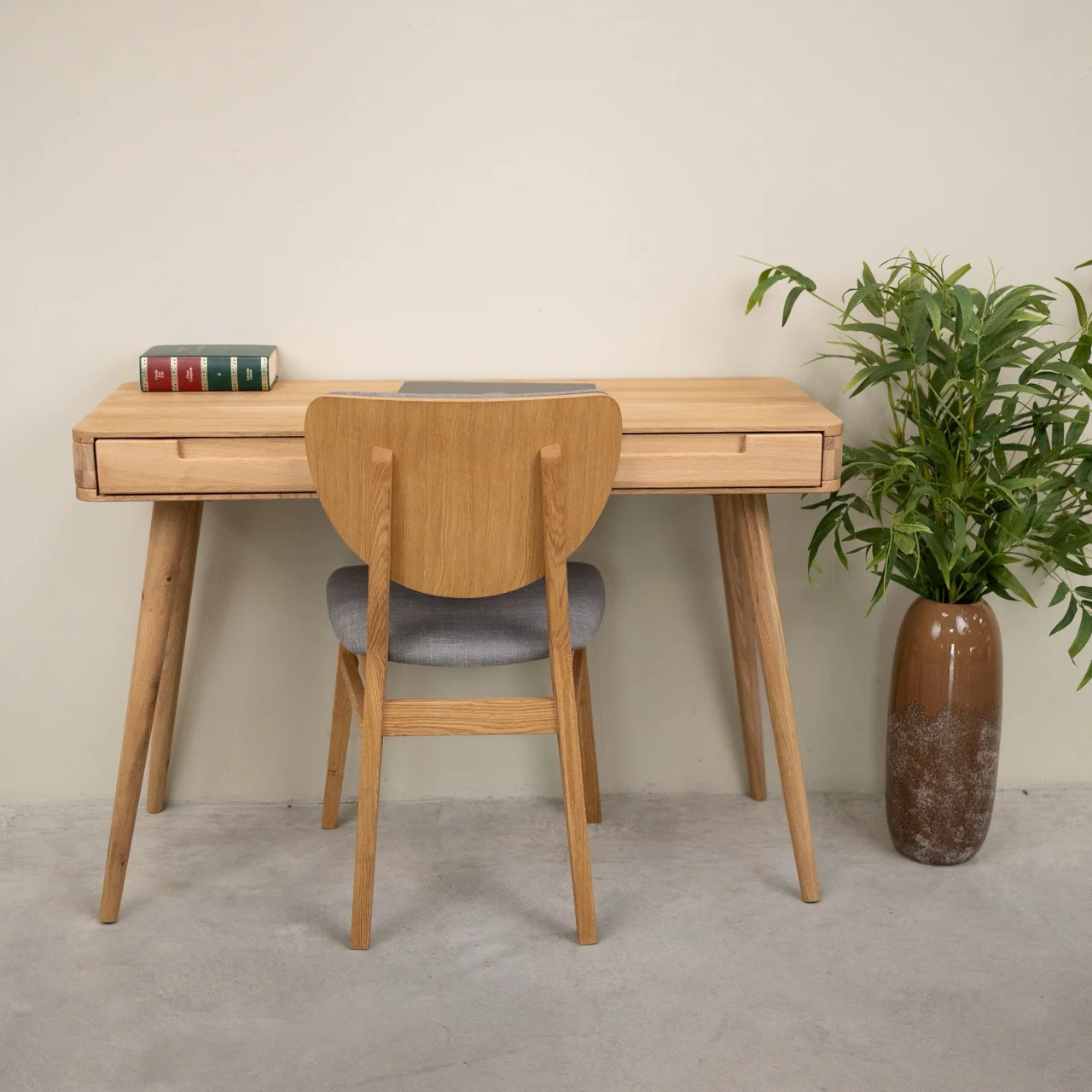Bureau console en bois massif de chêne Escandi Atelier – NordicStory - Image 13