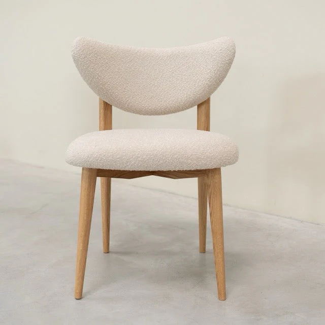 Chaise en bois massif de chêne Nube - Lot de 2 ou 4 chaises - VESKOR - Image 2