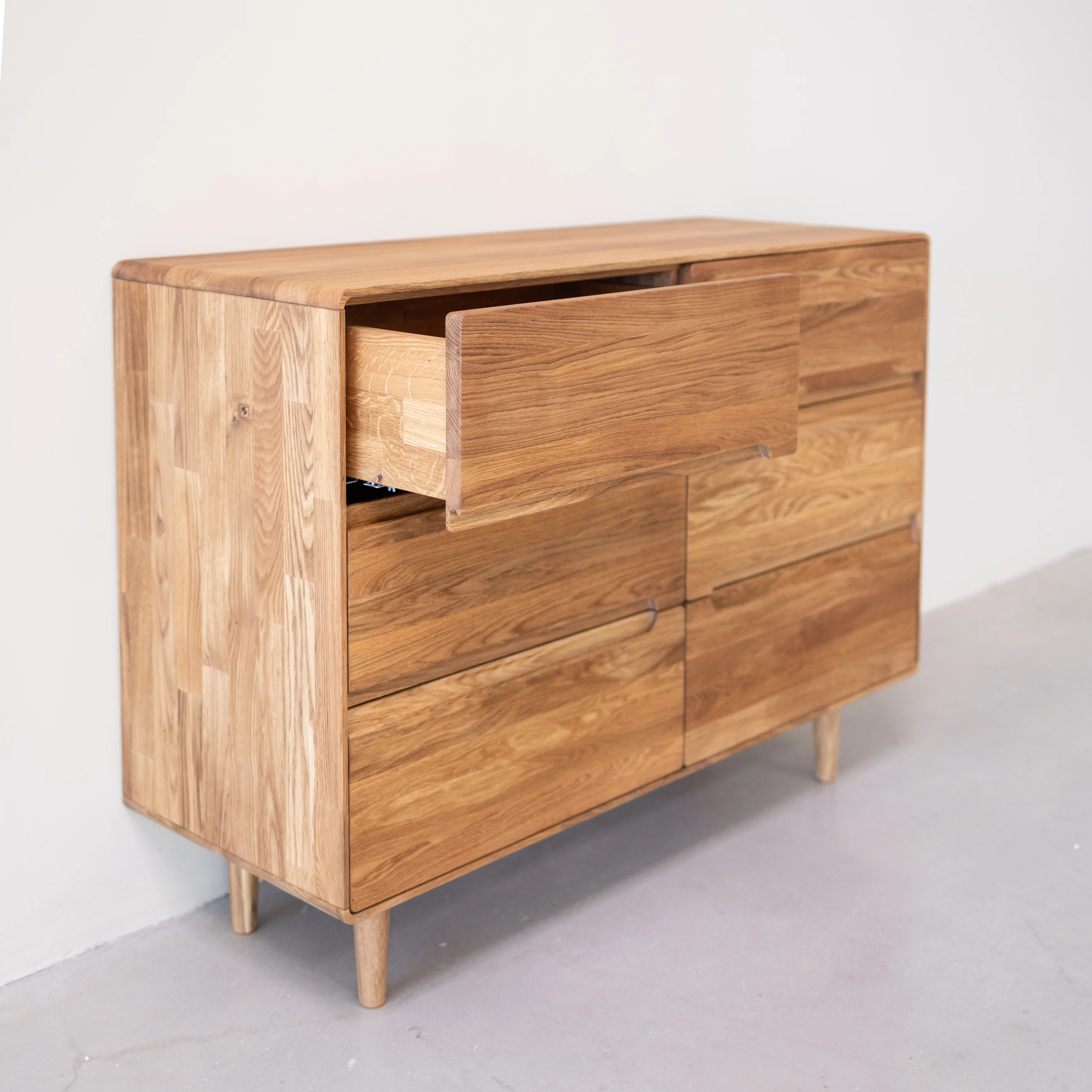 Commode en bois massif de chêne AMANDI 4 - VESKOR - Image 2