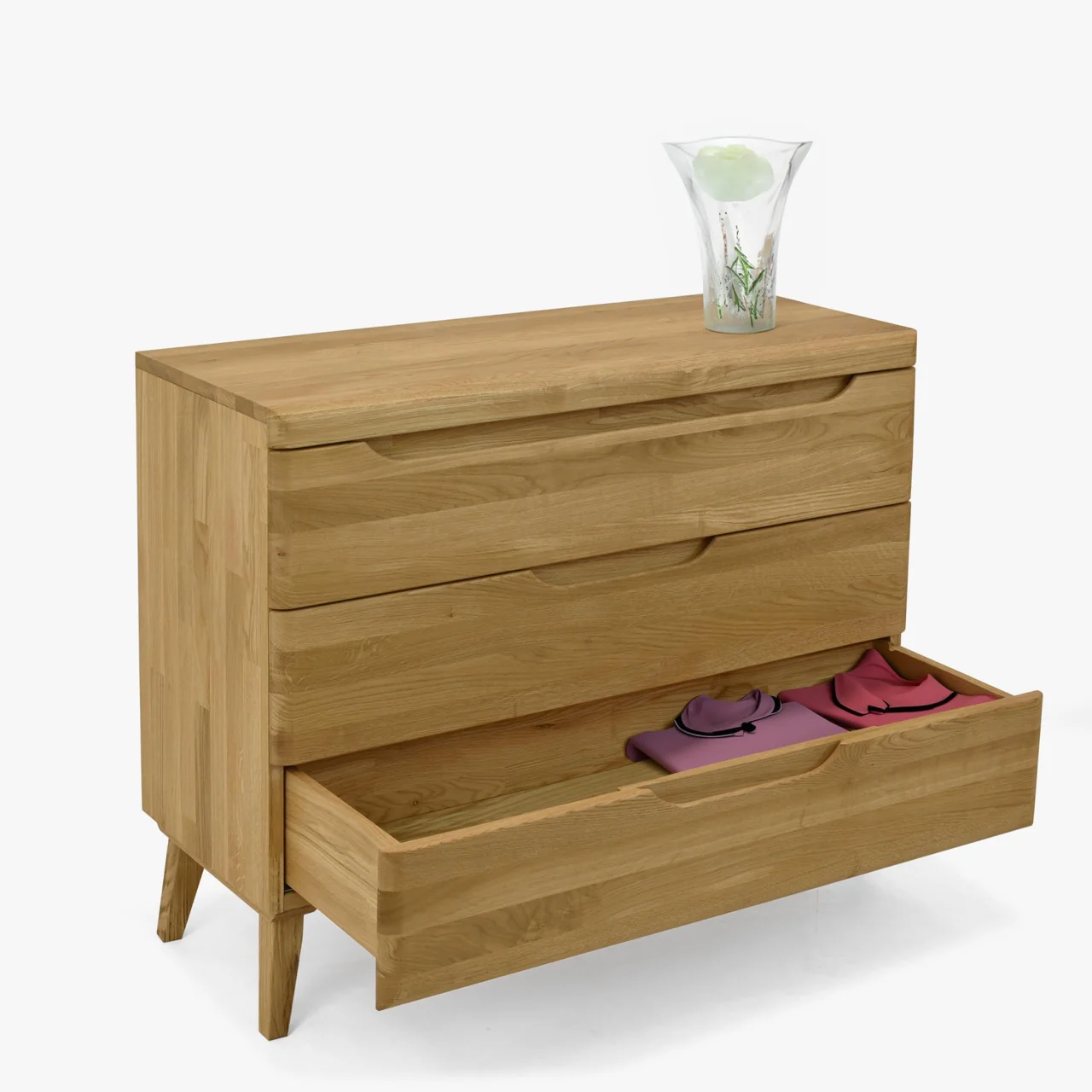 Commode en bois massif de chêne Milan - NordicStory - Image 3