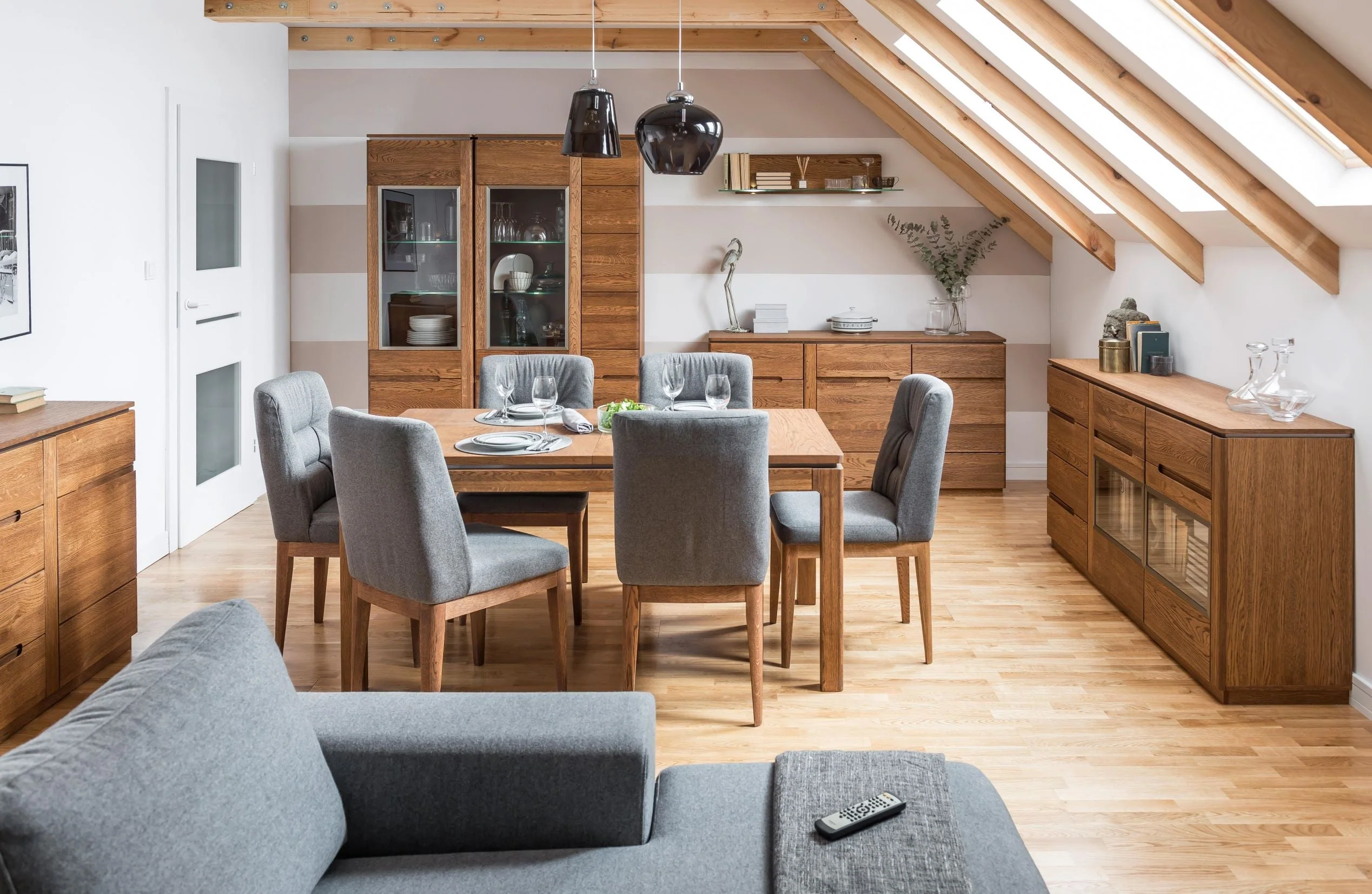 Buffet en bois de chêne Monténégro 47 - LoftStory - Image 3