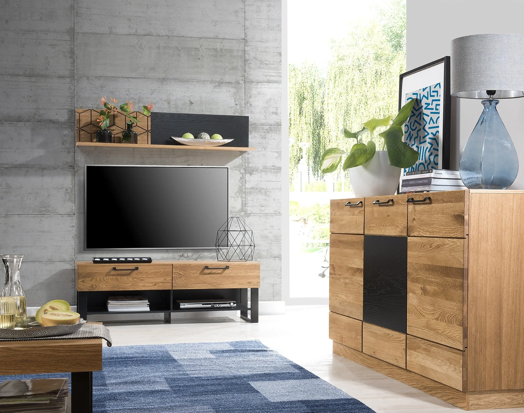 Buffet en bois de chêne Mozaik 45 - LoftStory - Image 3