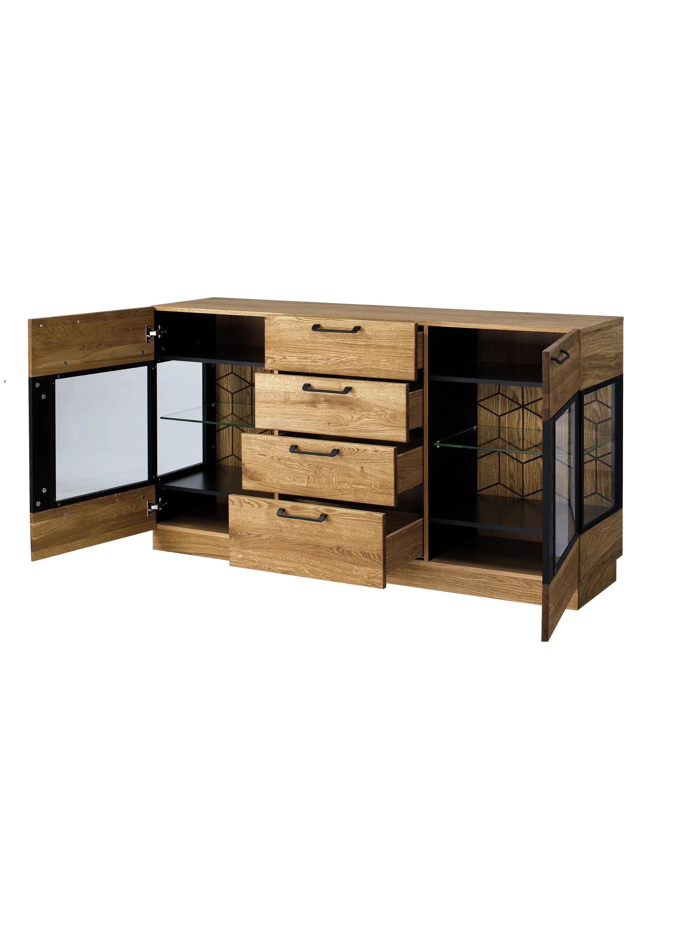 Buffet en bois de chêne Mozaik 47 - LoftStory - Image 4