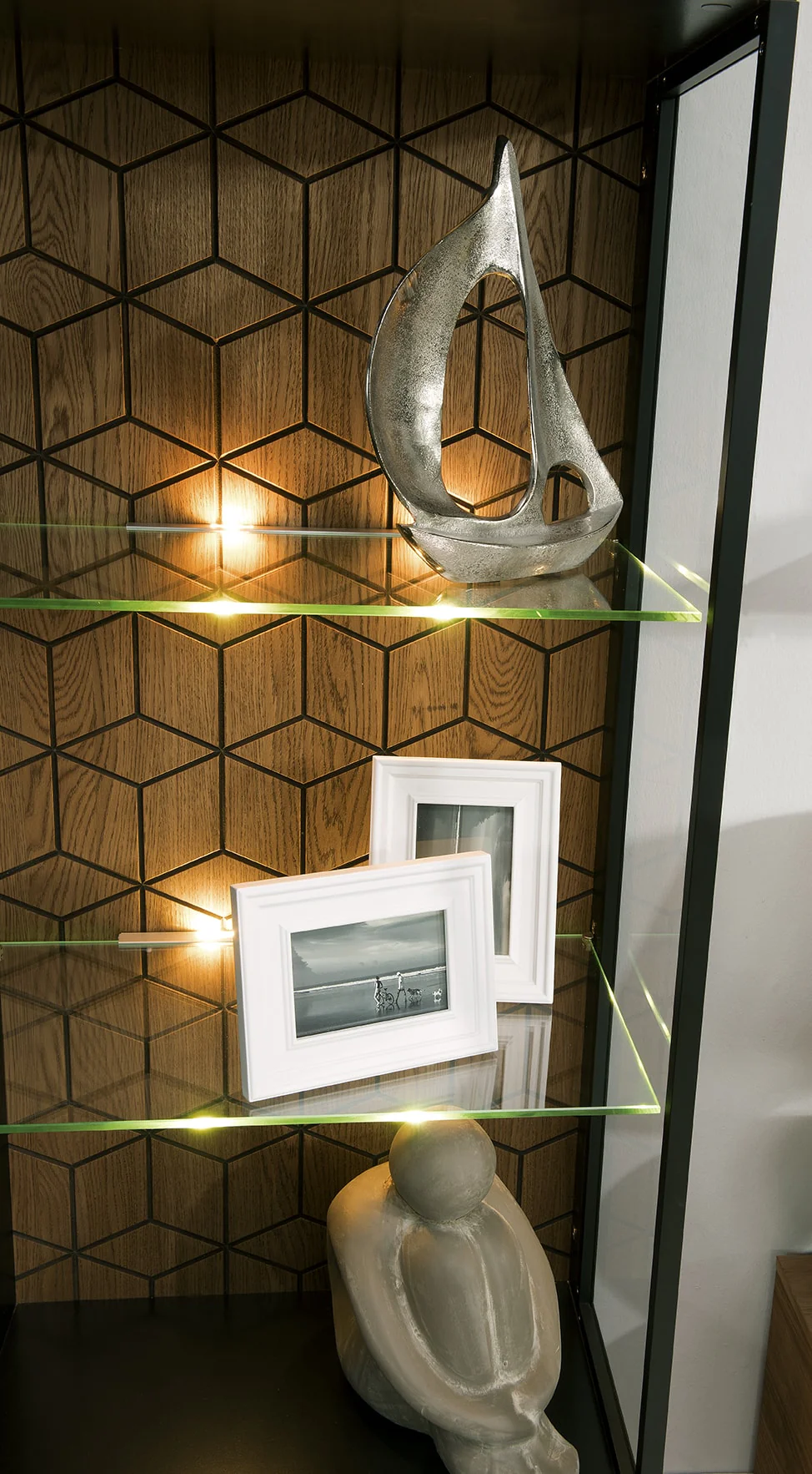 Vitrine en bois de chêne Mozaik 12 - LoftStory - Image 5