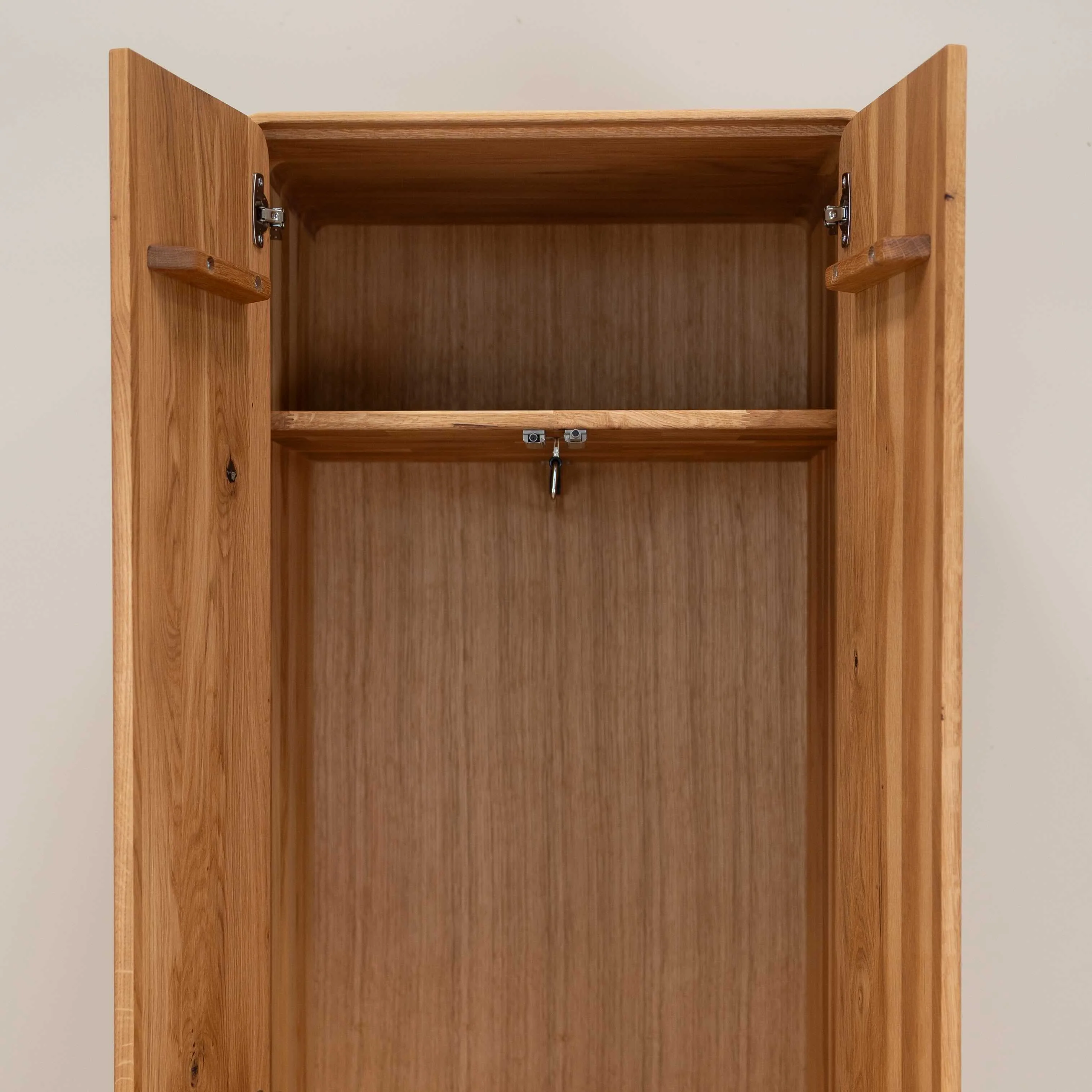 Armoire 2 portes en bois massif de chêne Genève - NordicStory - Image 7