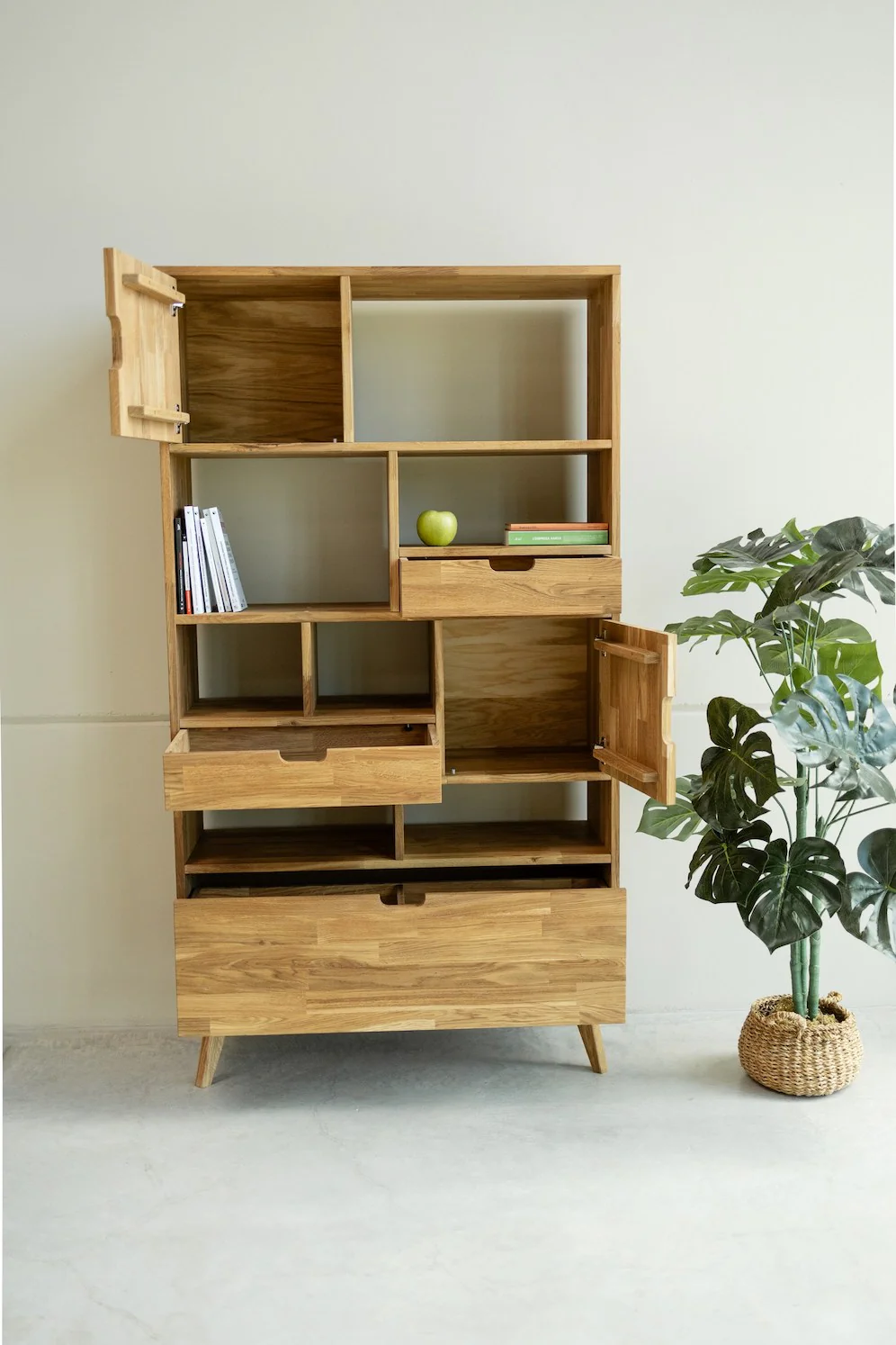 Bibliothèque en bois massif de chêne Escandi 3 - NordicStory - Image 10