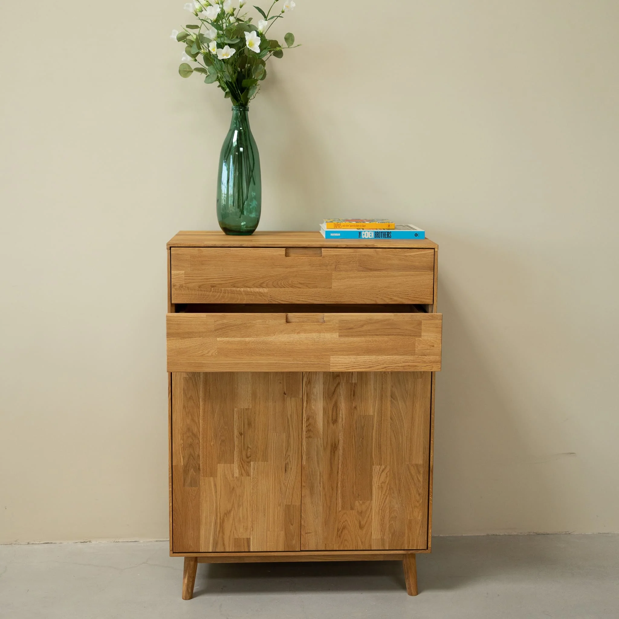 Buffet commode en bois massif de chêne Escandi 2 - NordicStory - Image 3