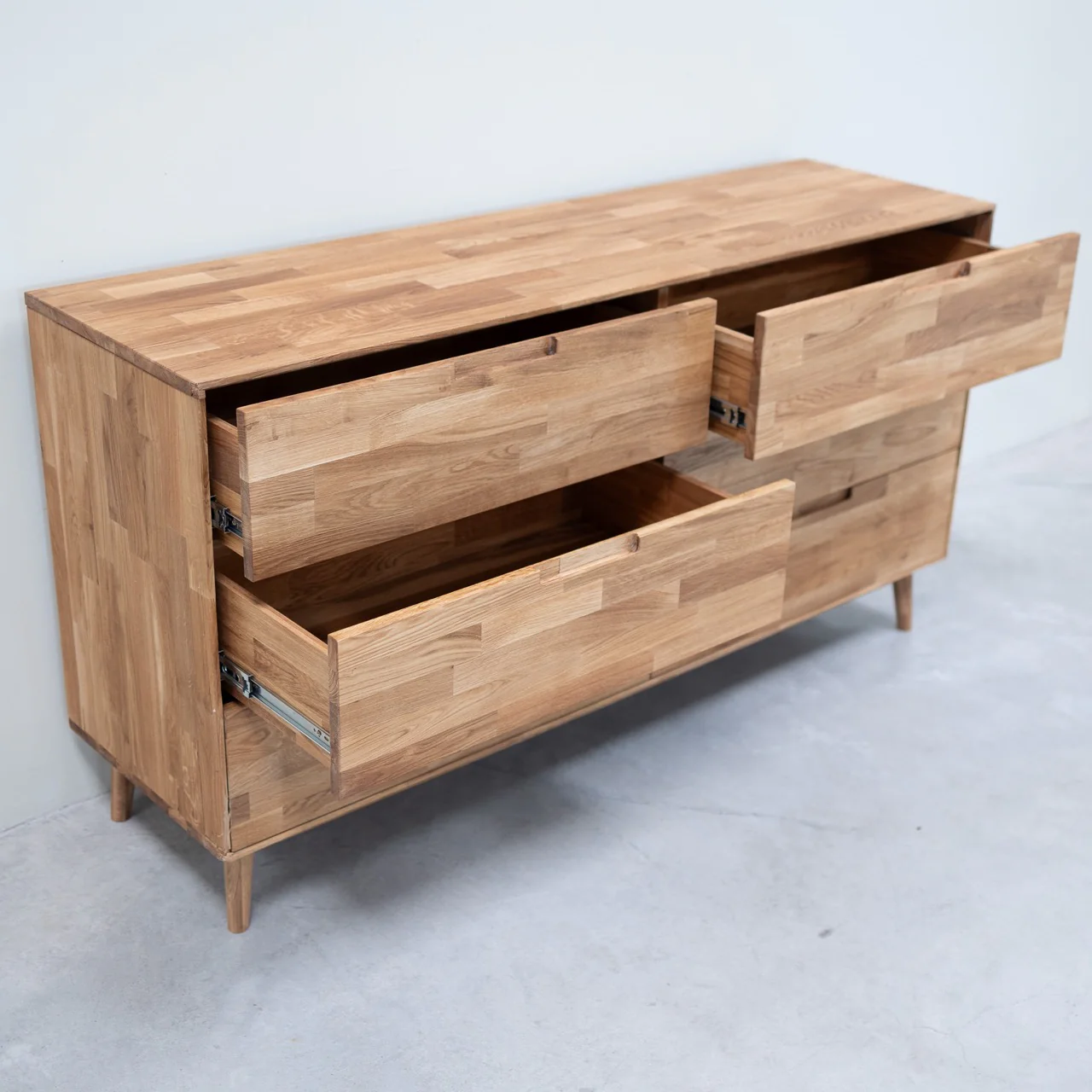 Buffet commode en bois massif de chêne Escandi 4 - NordicStory - Image 12