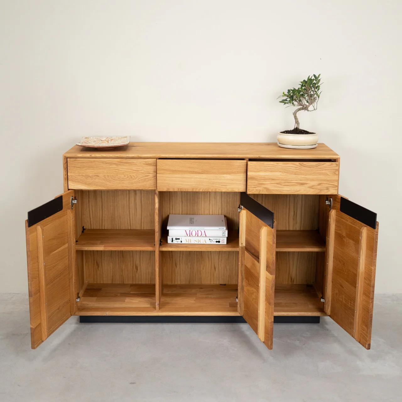 Buffet en bois massif de chêne Bremen 2 - NordicStory - Image 13