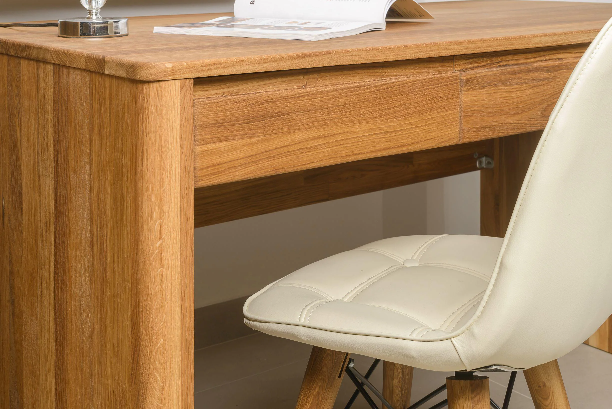 Bureau en bois massif de chêne Elsa  - NordicStory - Image 6