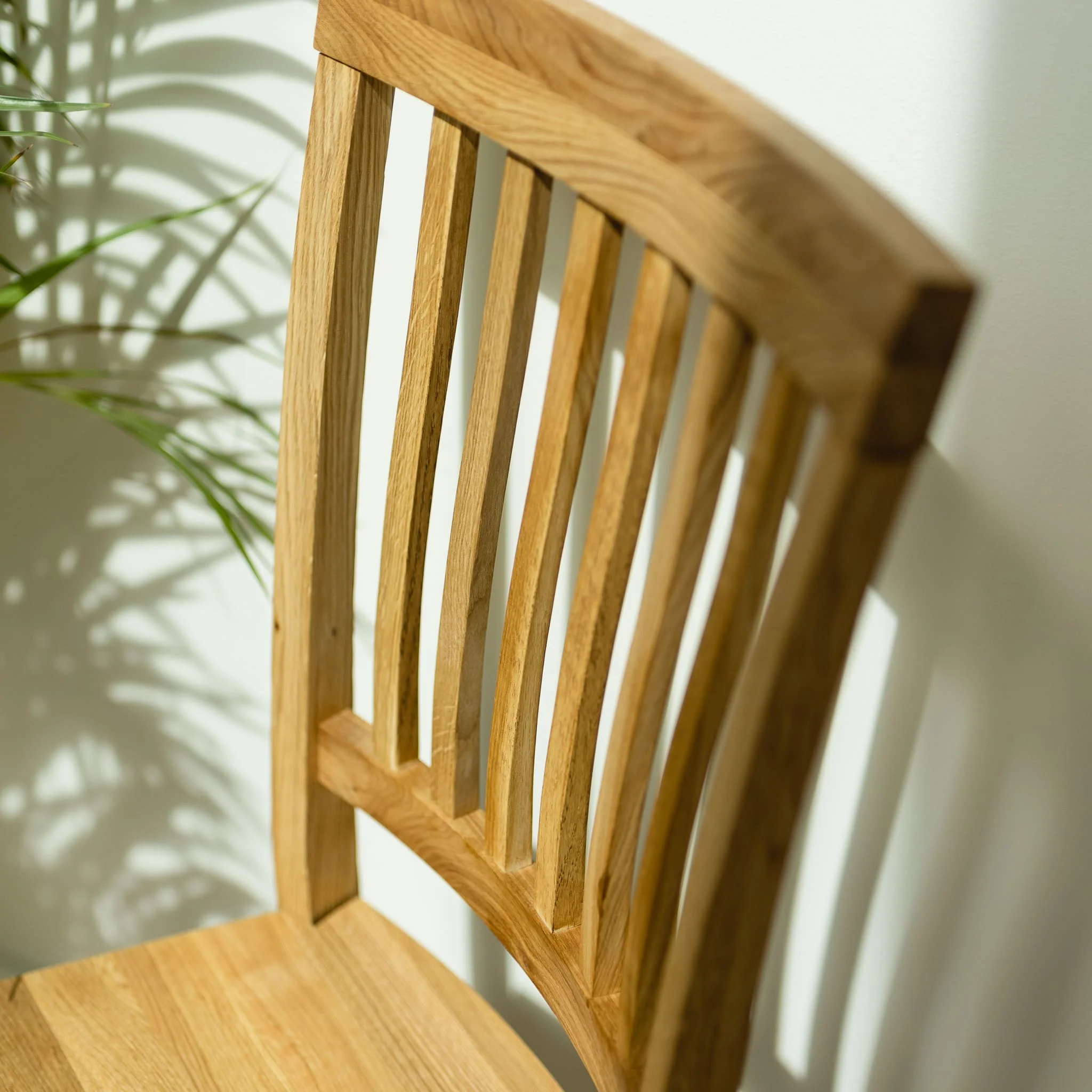 Chaise de salle à manger en bois massif de chêne Provence – Lot de 2 ou 4 chaises - NordicStory - Image 5