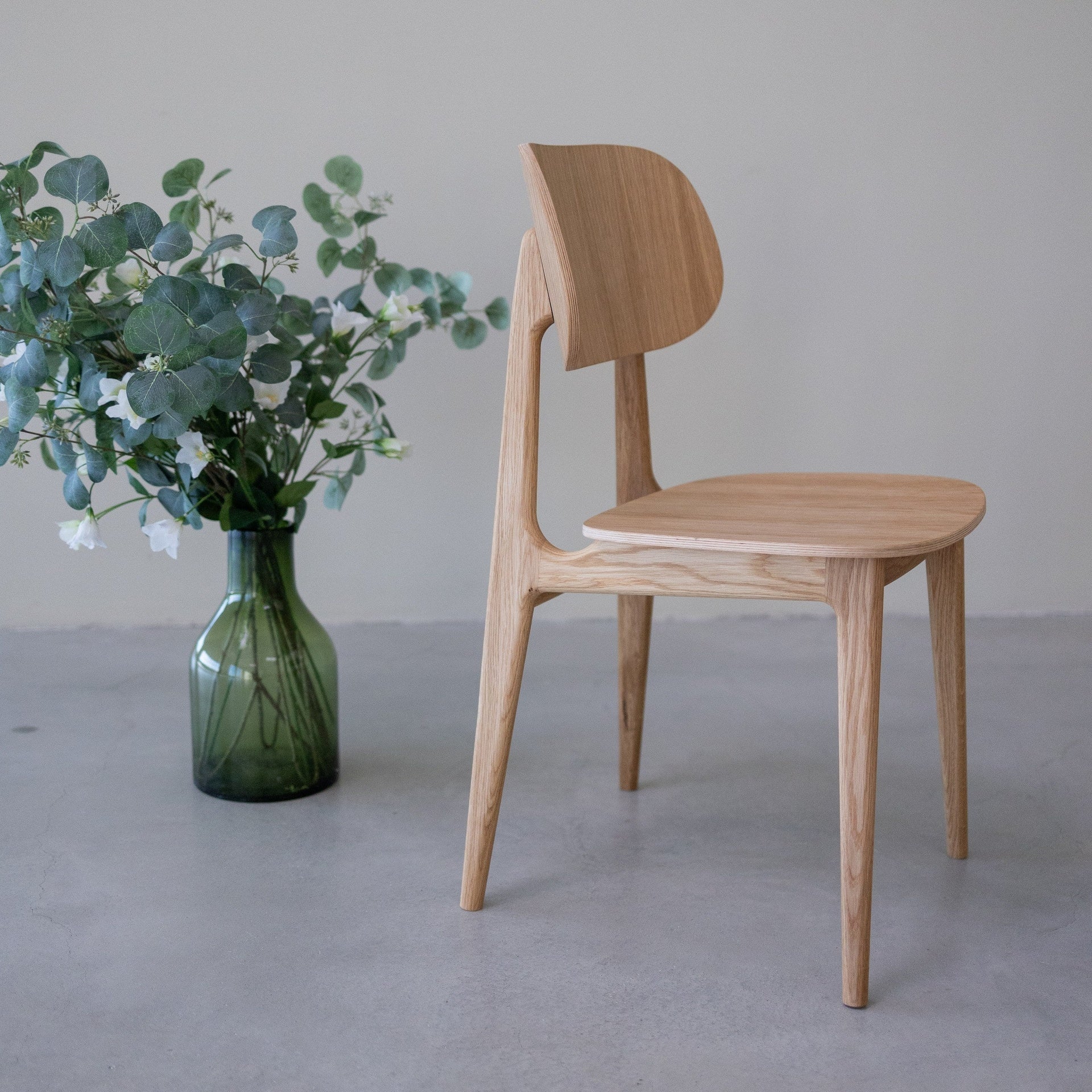 Chaise de salle à manger en bois massif de chêne Varde – Lot de 2 ou 4 chaises - NordicStory - Image 11