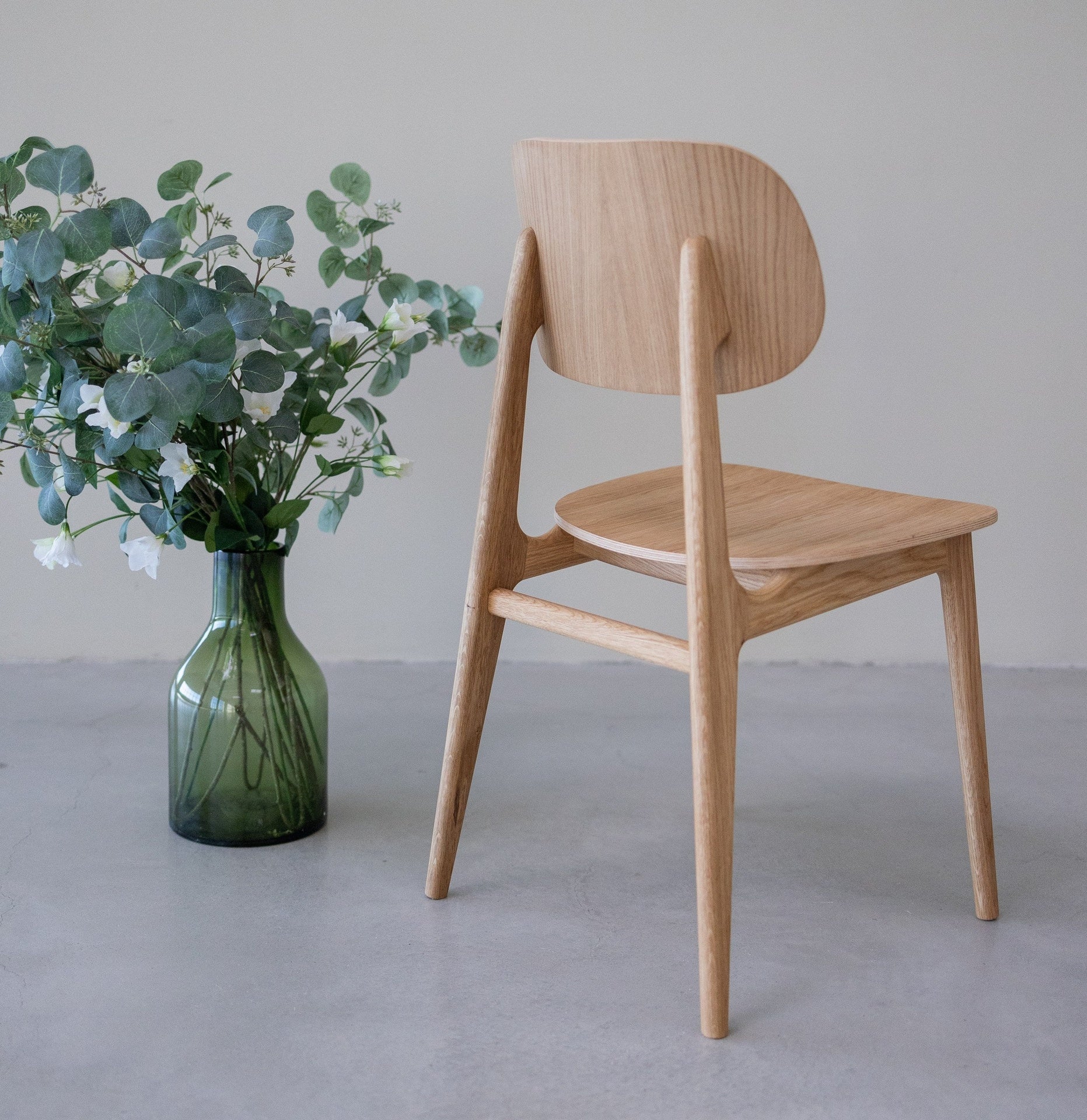 Chaise de salle à manger en bois massif de chêne Varde – Lot de 2 ou 4 chaises - NordicStory - Image 9