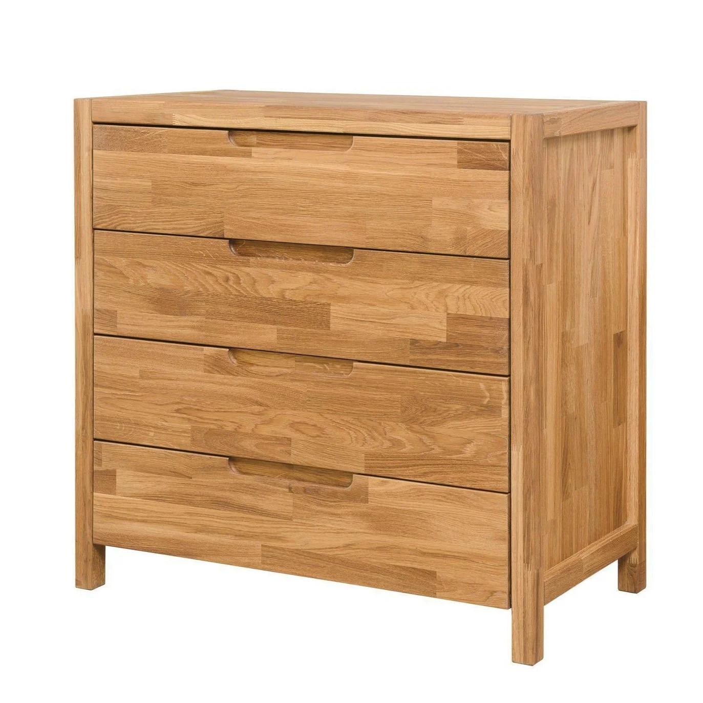 Commode en bois massif de chêne Niels – 88 x 45 x 84 cm - NordicStory - Image 2