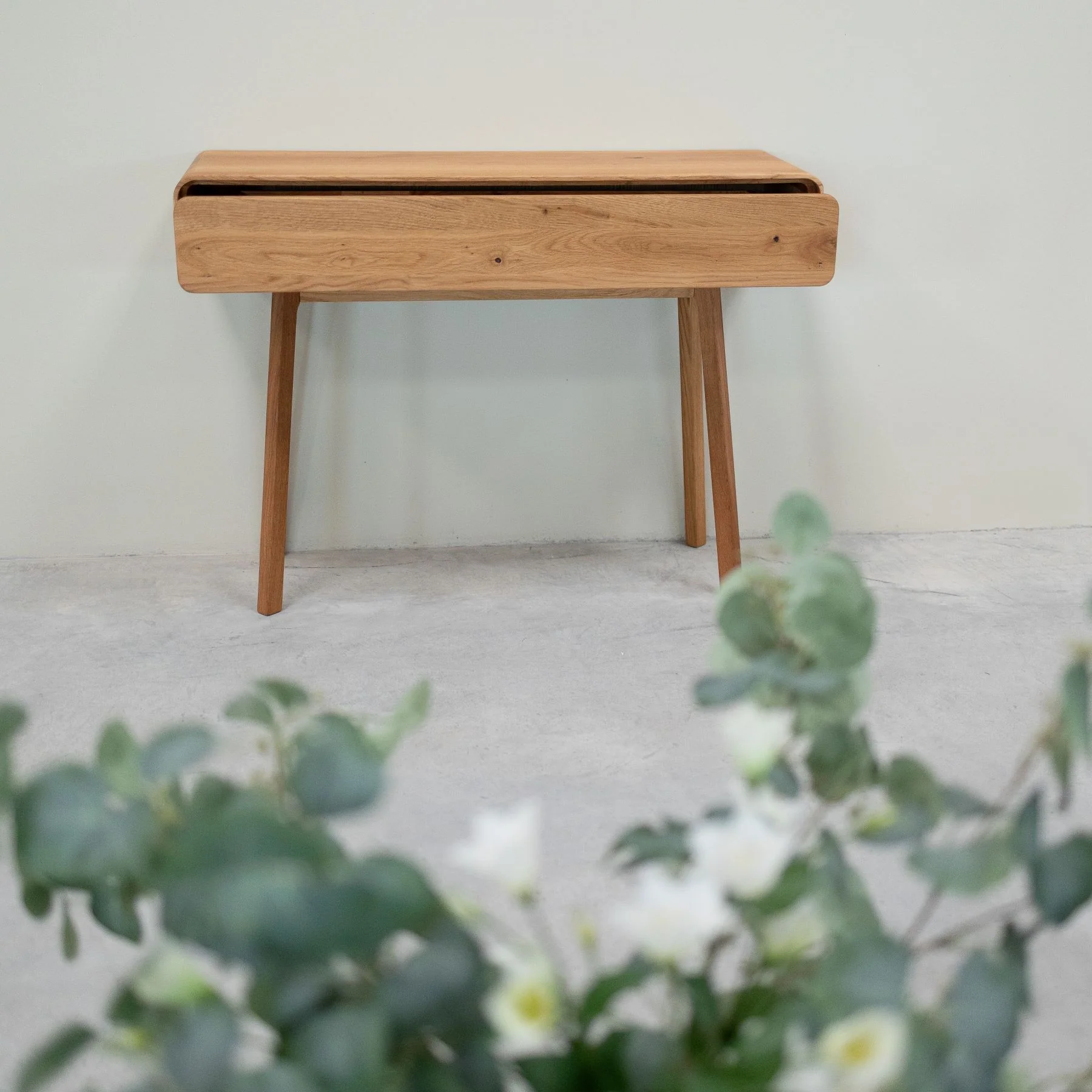 Console coiffeuse en bois massif de chêne Genève - NordicStory - Image 8