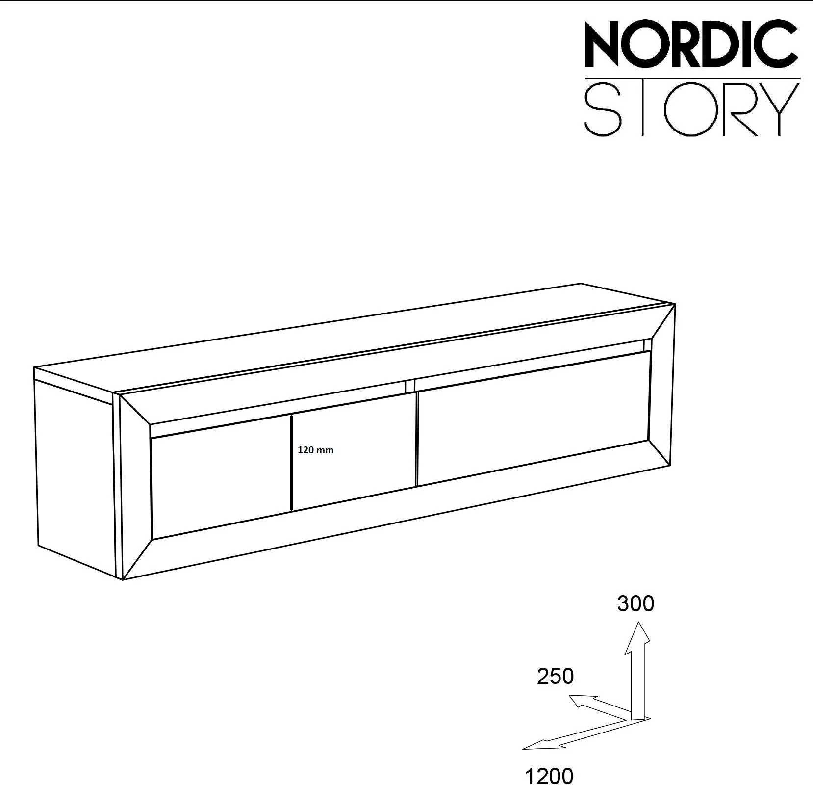 Meuble suspendu en bois massif de chêne SVEN – NordicStory - Image 13