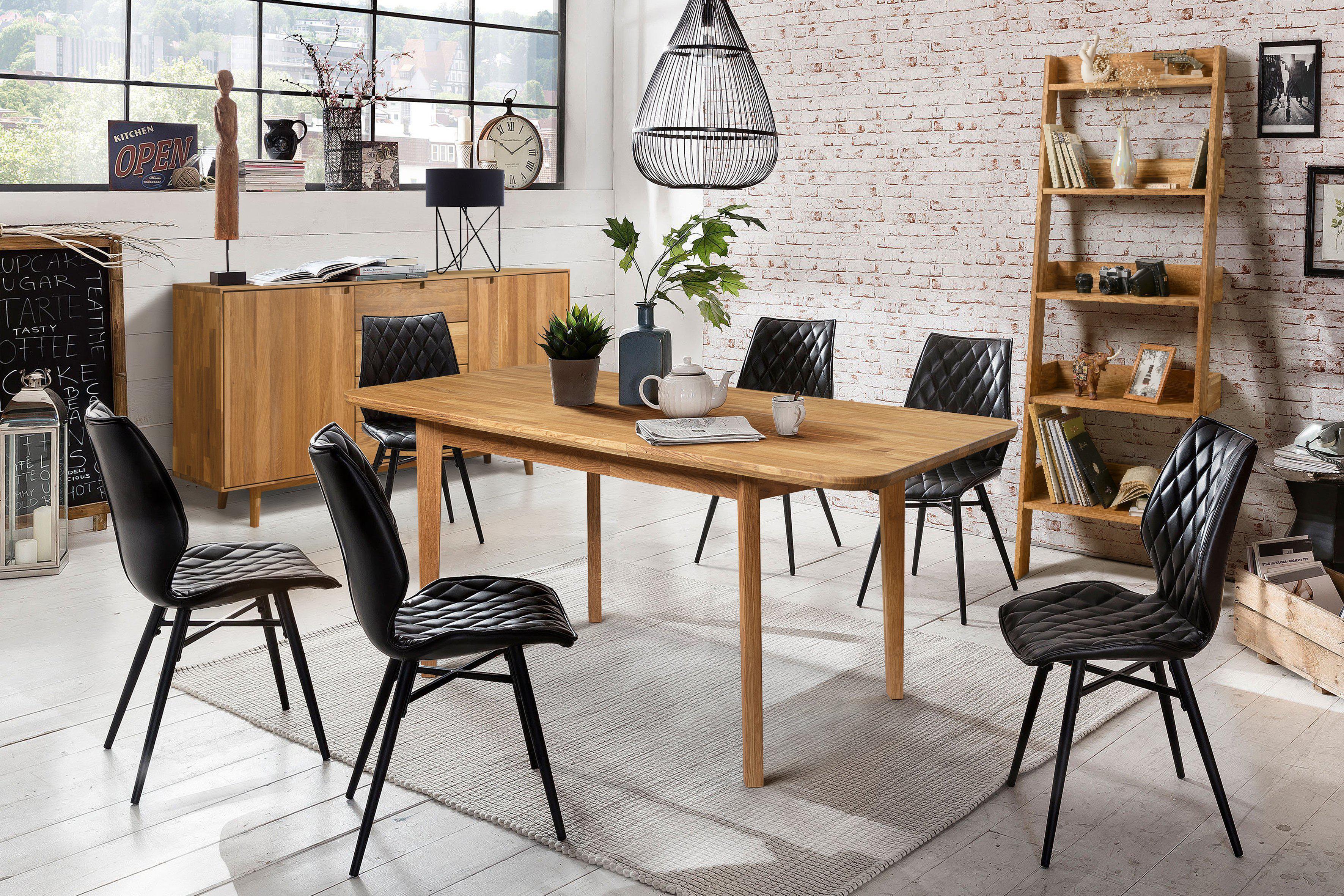 Table à manger extensible en bois massif de chêne France - NordicStory - Image 12