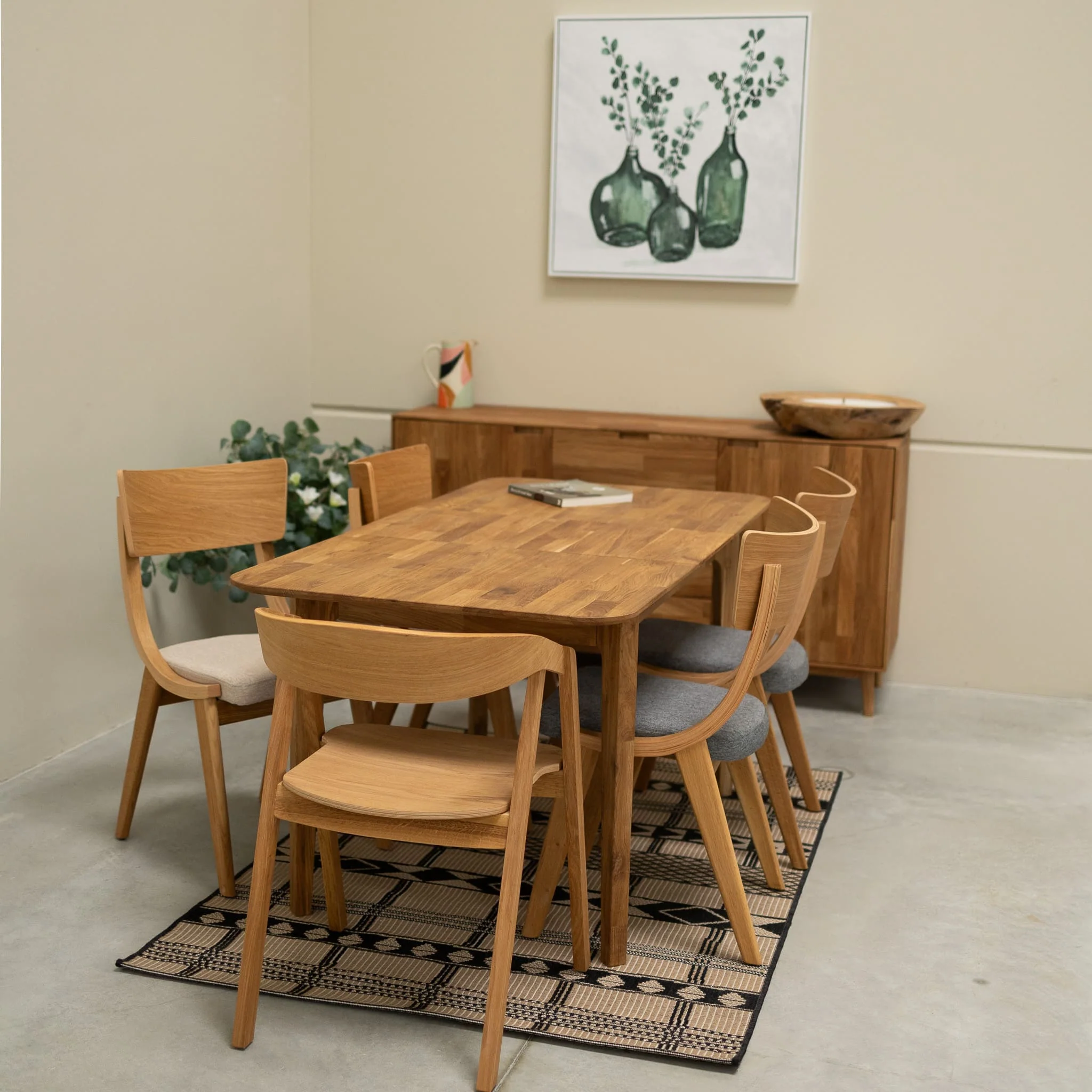 Table à manger extensible en bois massif de chêne France - NordicStory - Image 4