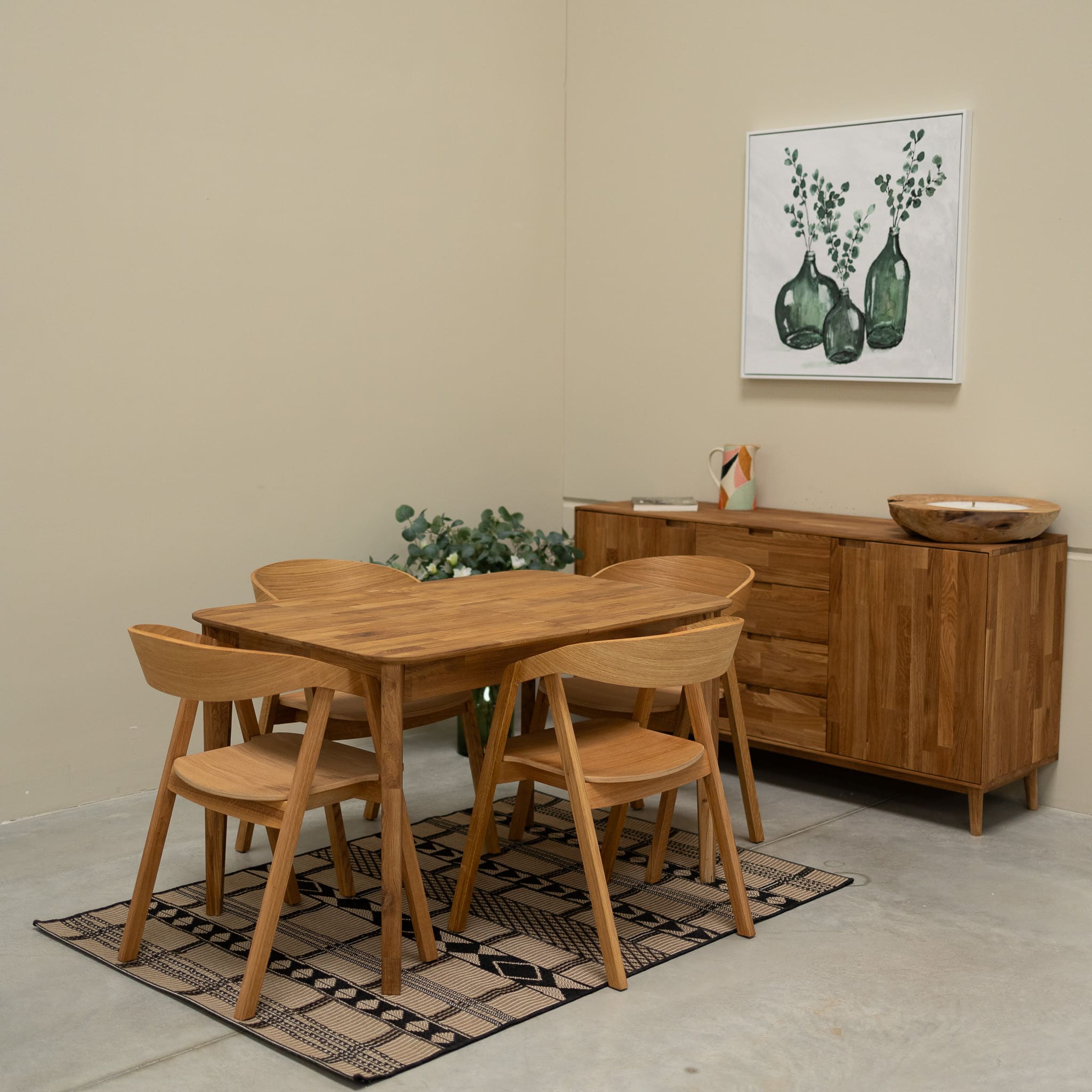 Table à manger extensible en bois massif de chêne France - NordicStory - Image 6