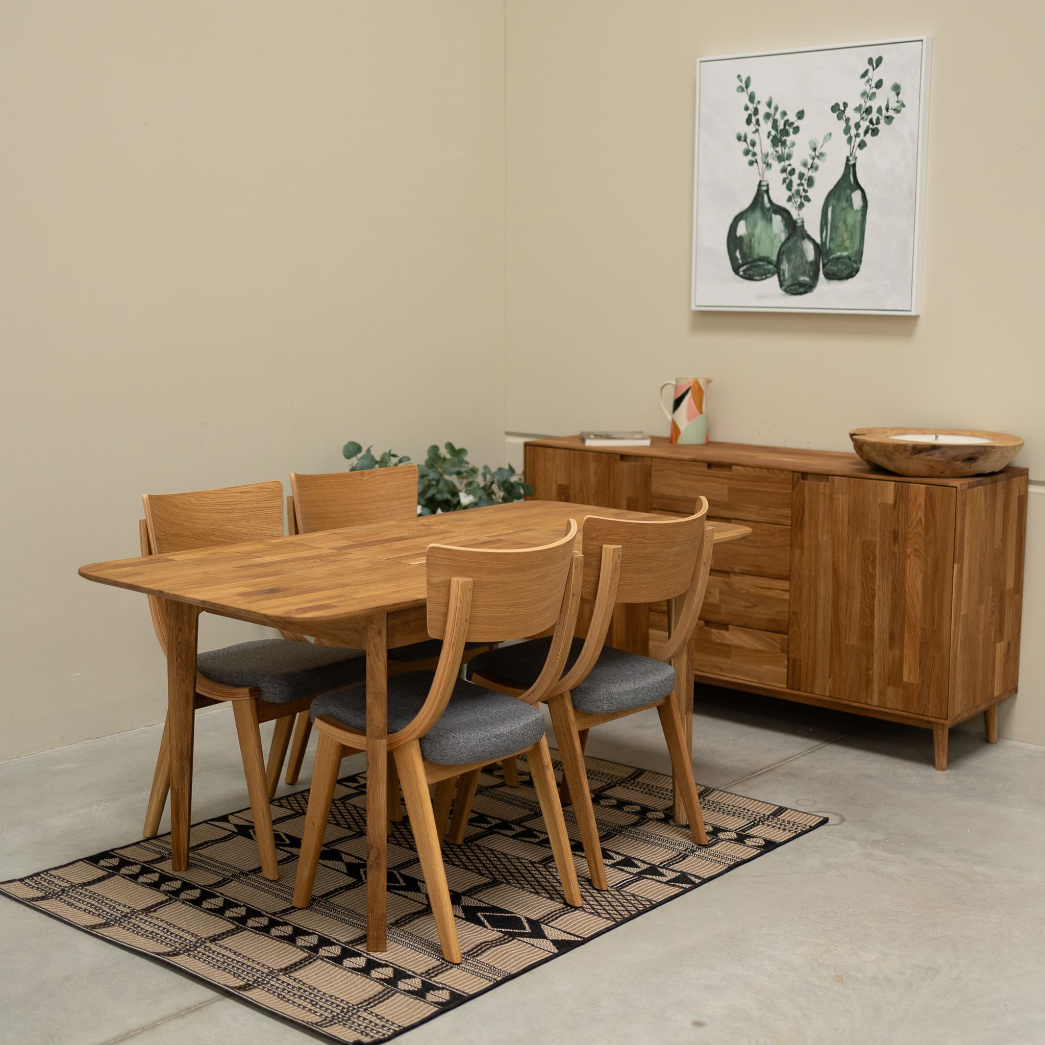 Table à manger extensible en bois massif de chêne France - NordicStory - Image 7