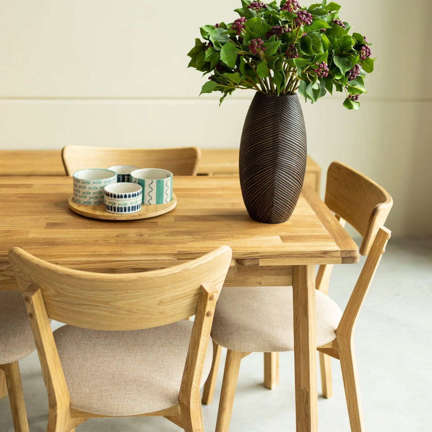 Table à manger extensible en chêne massif Mini 1 - NordicStory - Image 13