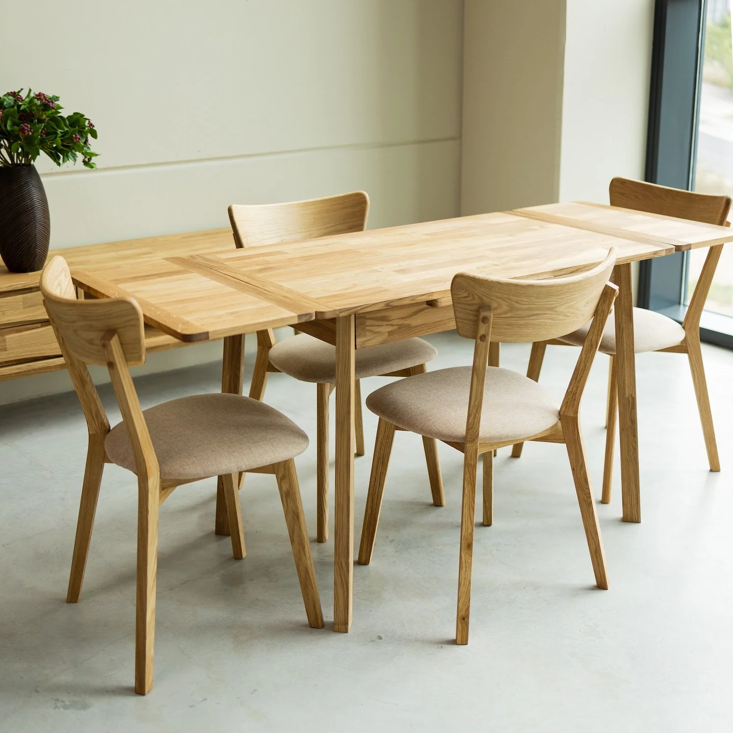 Table à manger extensible en chêne massif Mini 1 - NordicStory - Image 16