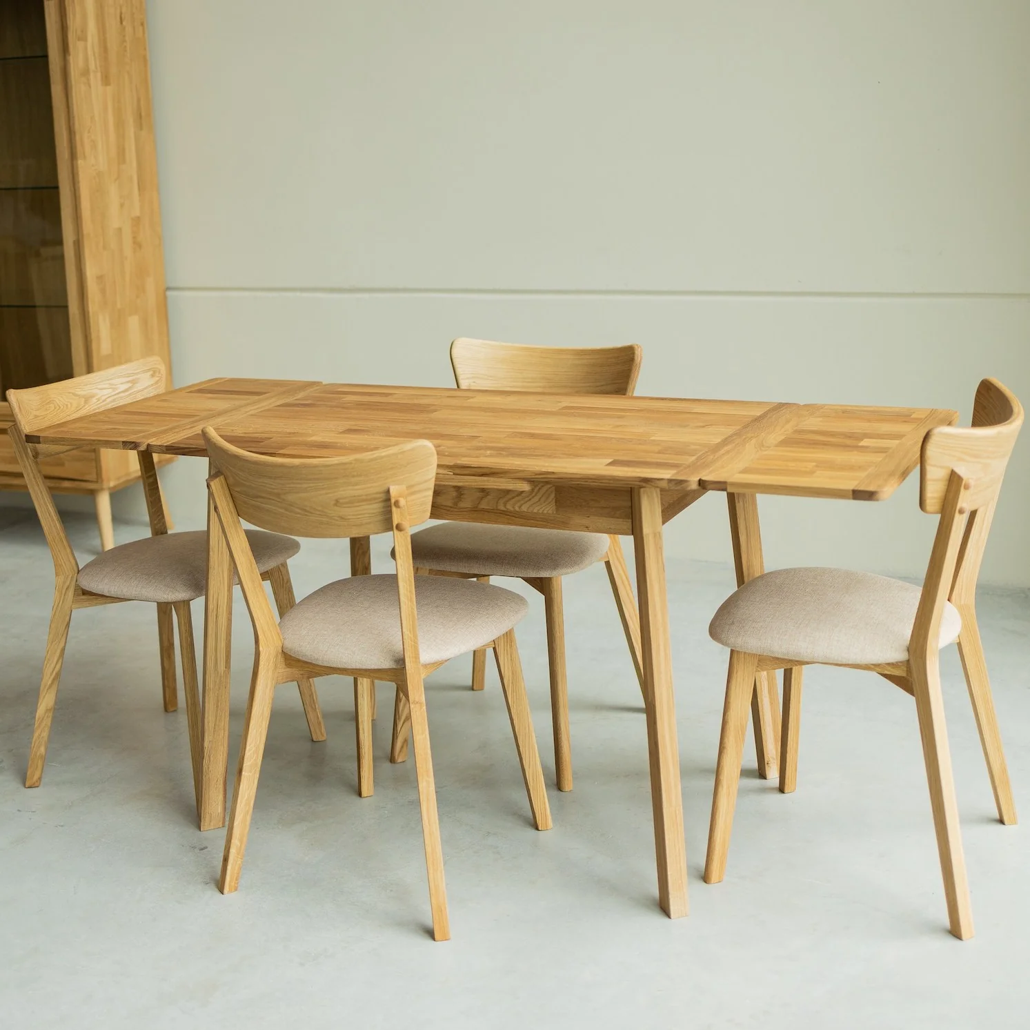 Table à manger extensible en chêne massif Mini 1 - NordicStory - Image 5