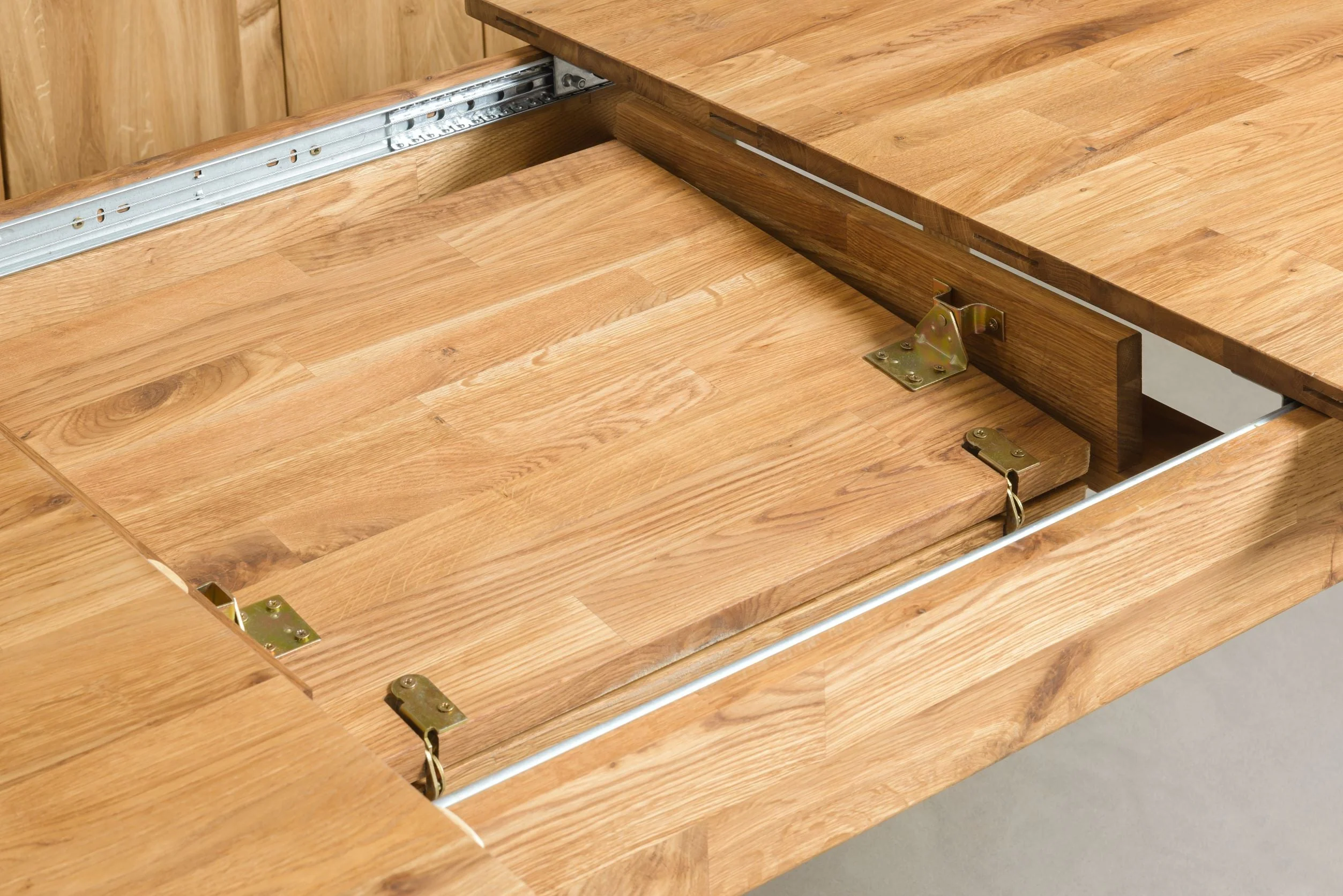 Table à manger extensible en bois massif de chêne Monty - NordicStory - Image 12
