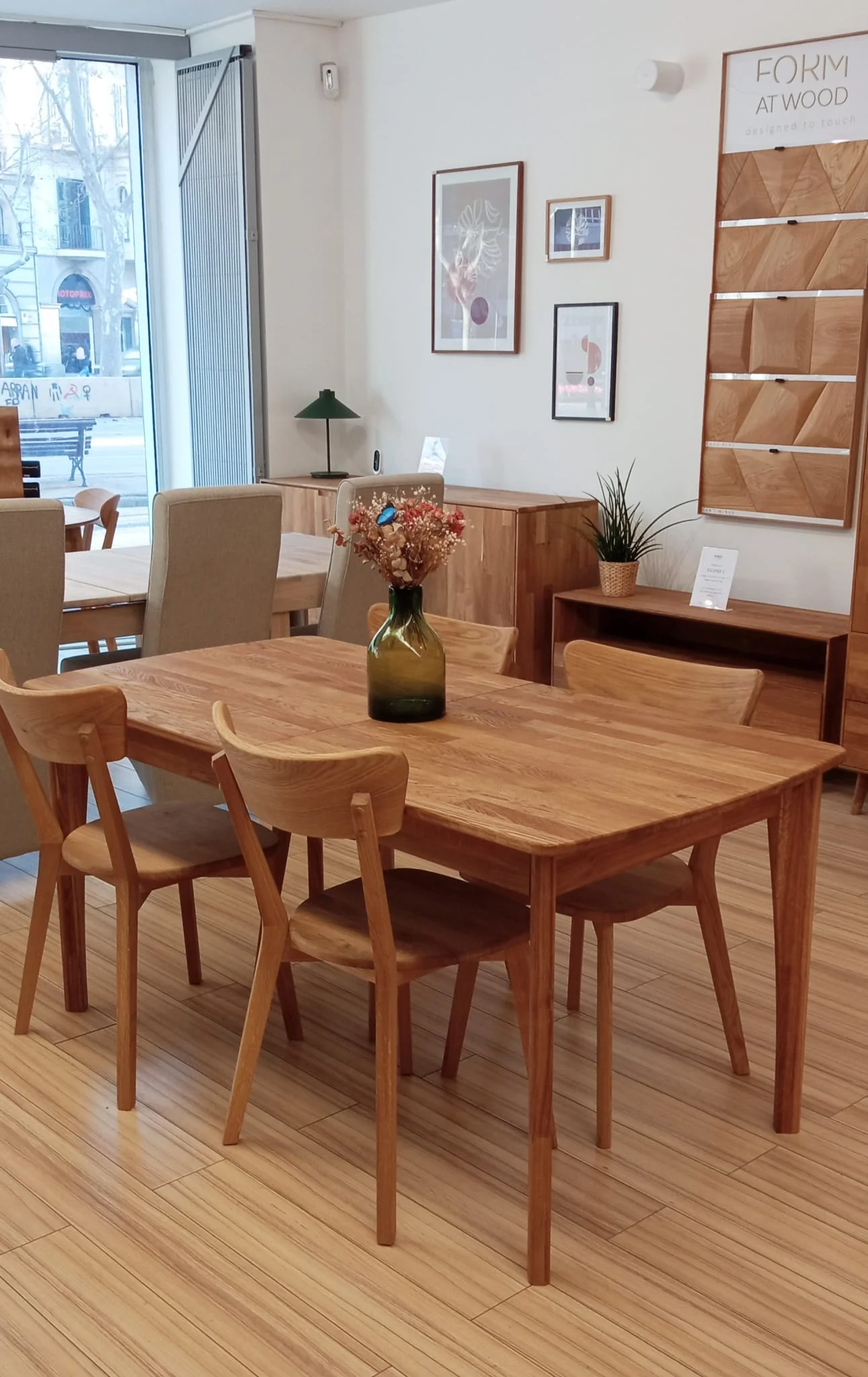 Table à manger extensible en bois massif de chêne Monty - NordicStory - Image 18