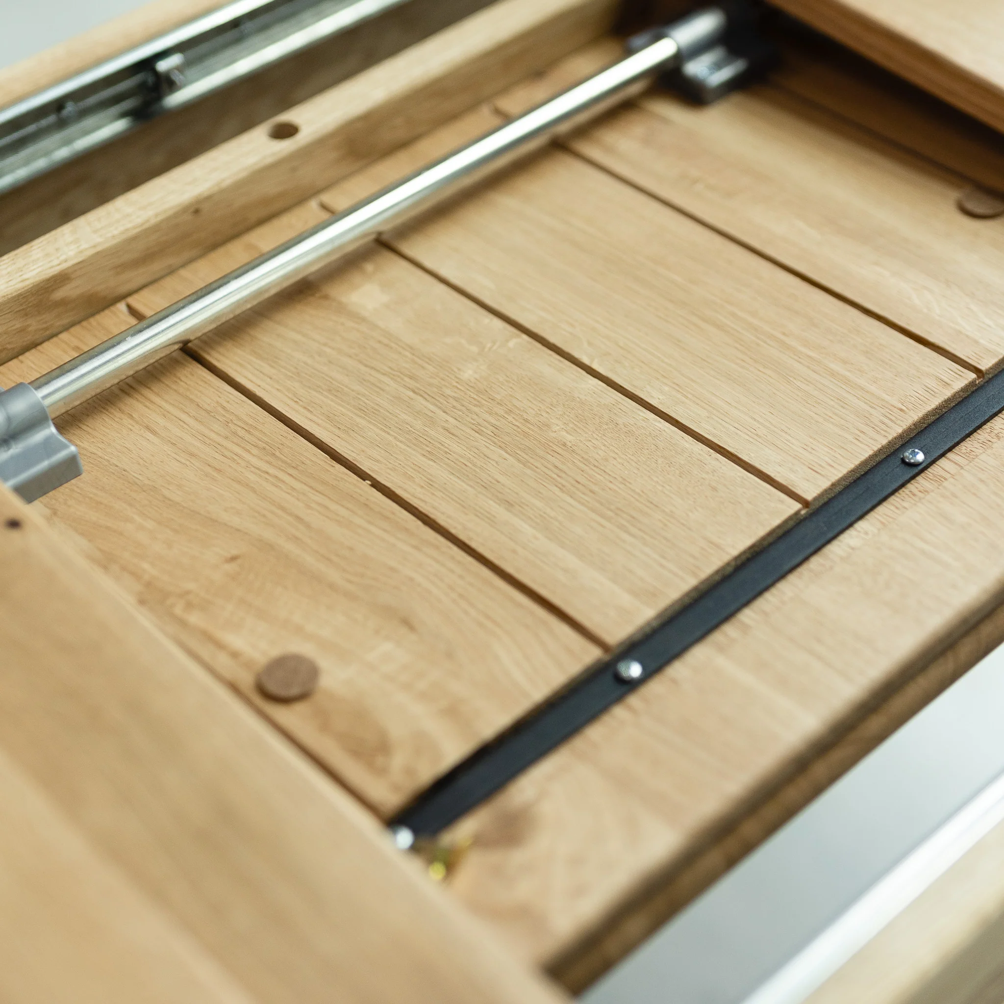 Table à manger extensible en bois massif de chêne Monty - NordicStory - Image 6
