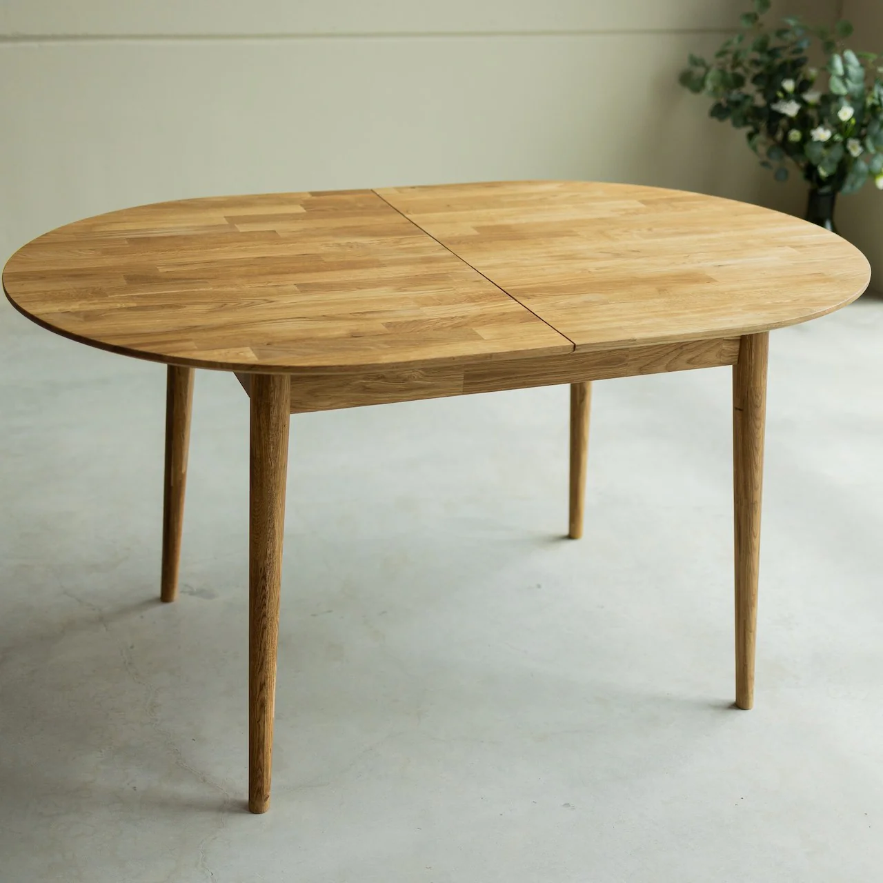 Table à manger ovale extensible en chêne massif Escandi 2 - NordicStory - Image 10