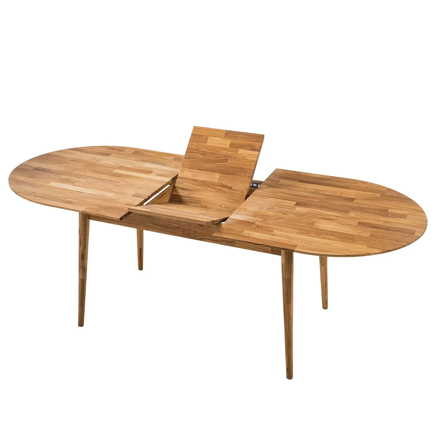 Table à manger ovale extensible en chêne massif Escandi 2 - NordicStory - Image 13