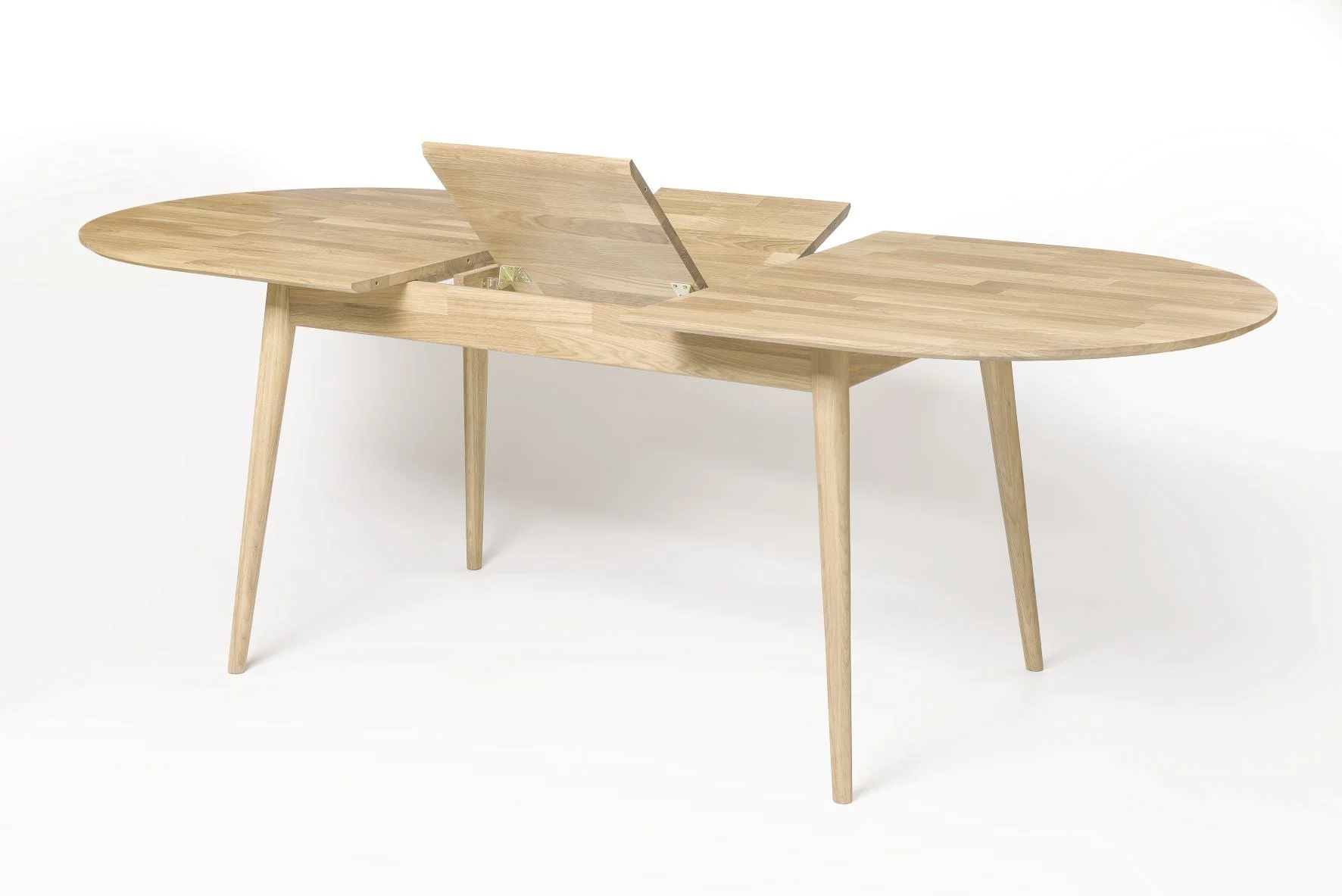 Table à manger ovale extensible en chêne massif Escandi 2 - NordicStory - Image 15