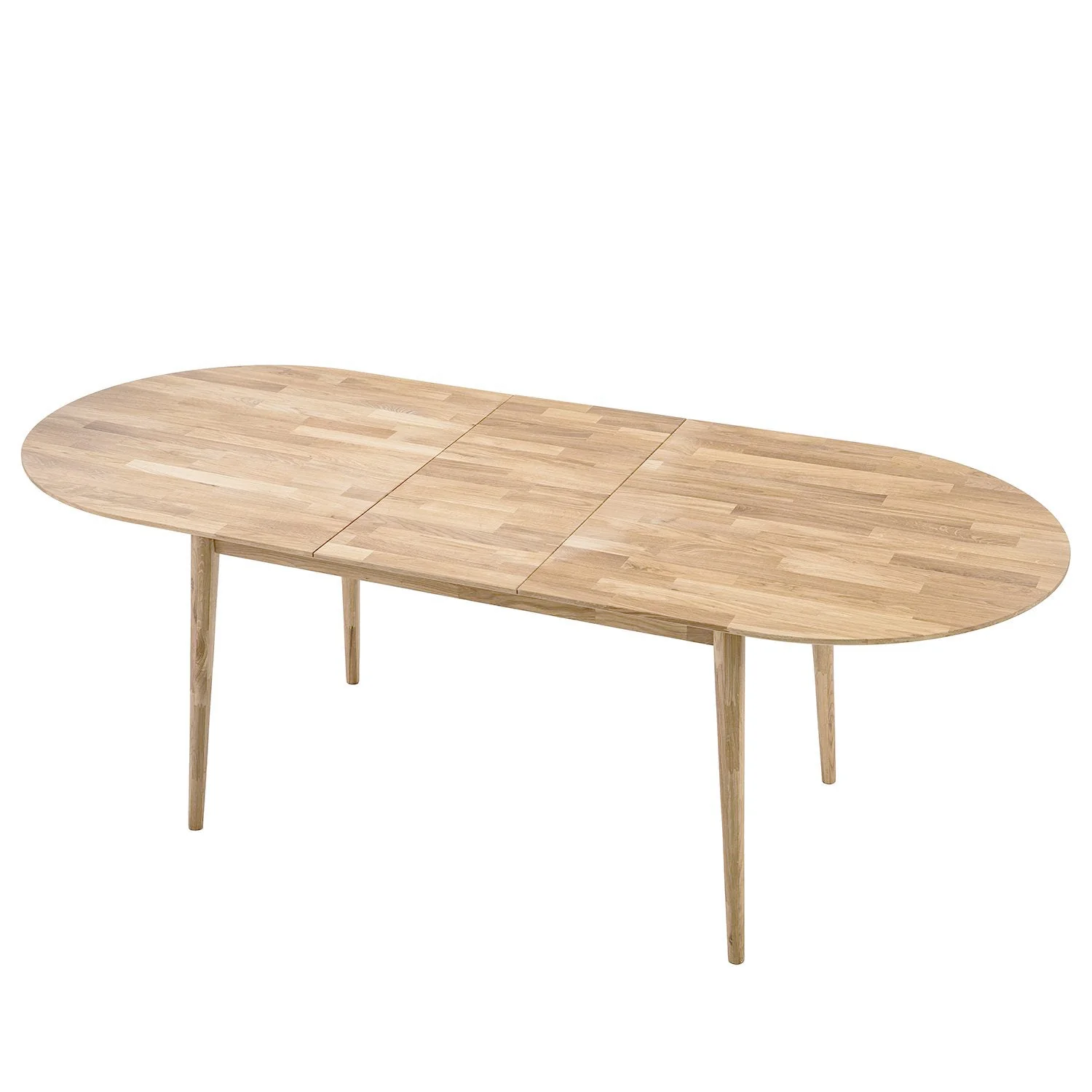 Table à manger ovale extensible en chêne massif Escandi 2 - NordicStory - Image 17