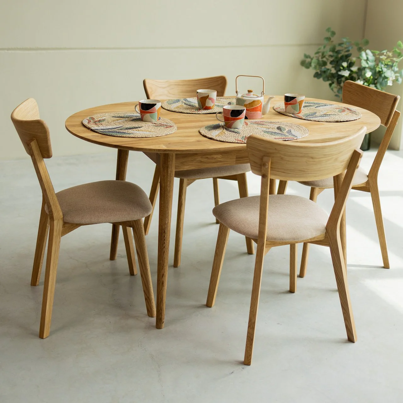 Table à manger ovale extensible en chêne massif Escandi 2 - NordicStory - Image 9