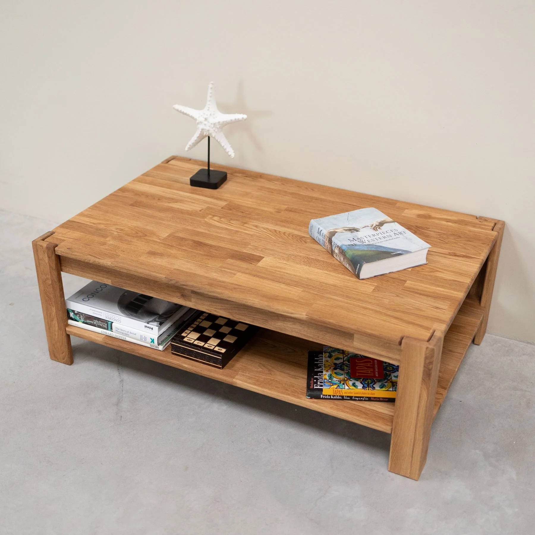 Table basse en bois massif de chêne Mauritz 4 - NordicStory - Image 3
