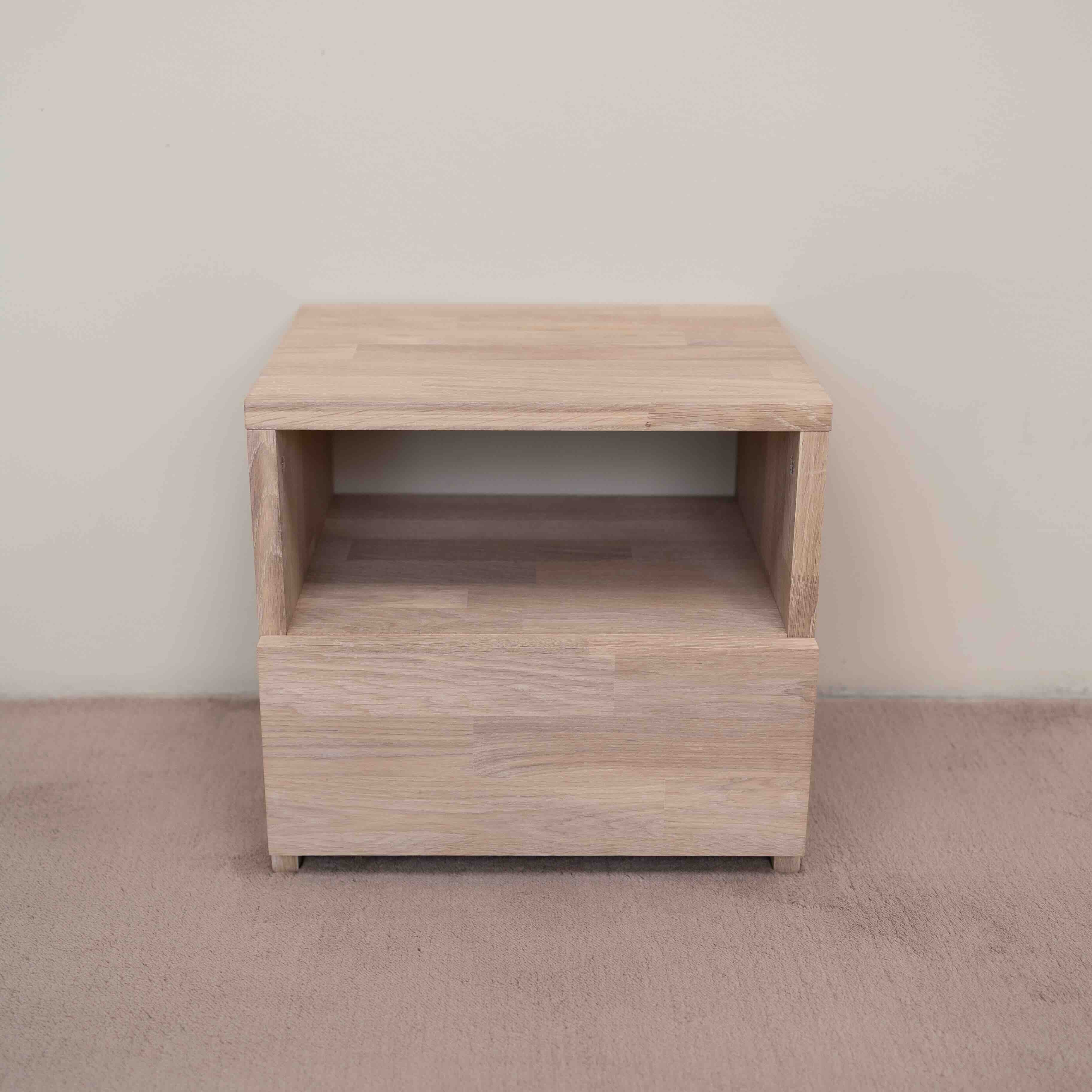 Table de chevet en bois massif de chêne Danemark 1 - NordicStory - Image 15