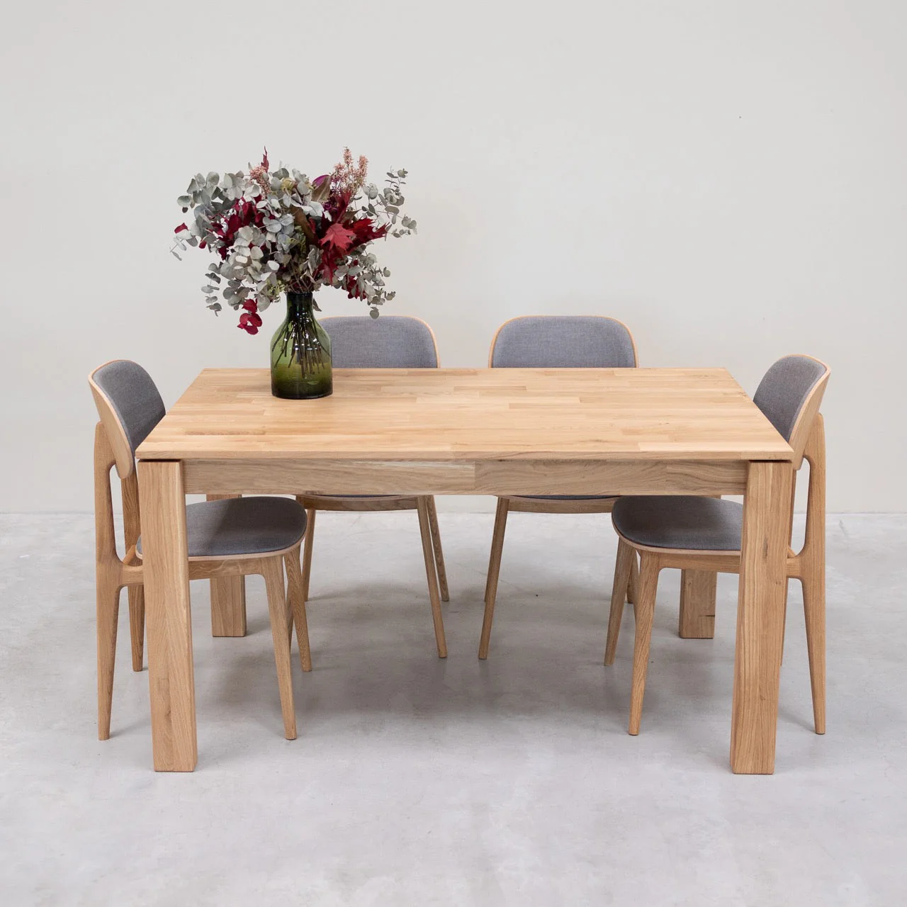 Table à manger en bois massif de chêne Krona - NordicStory - Image 7