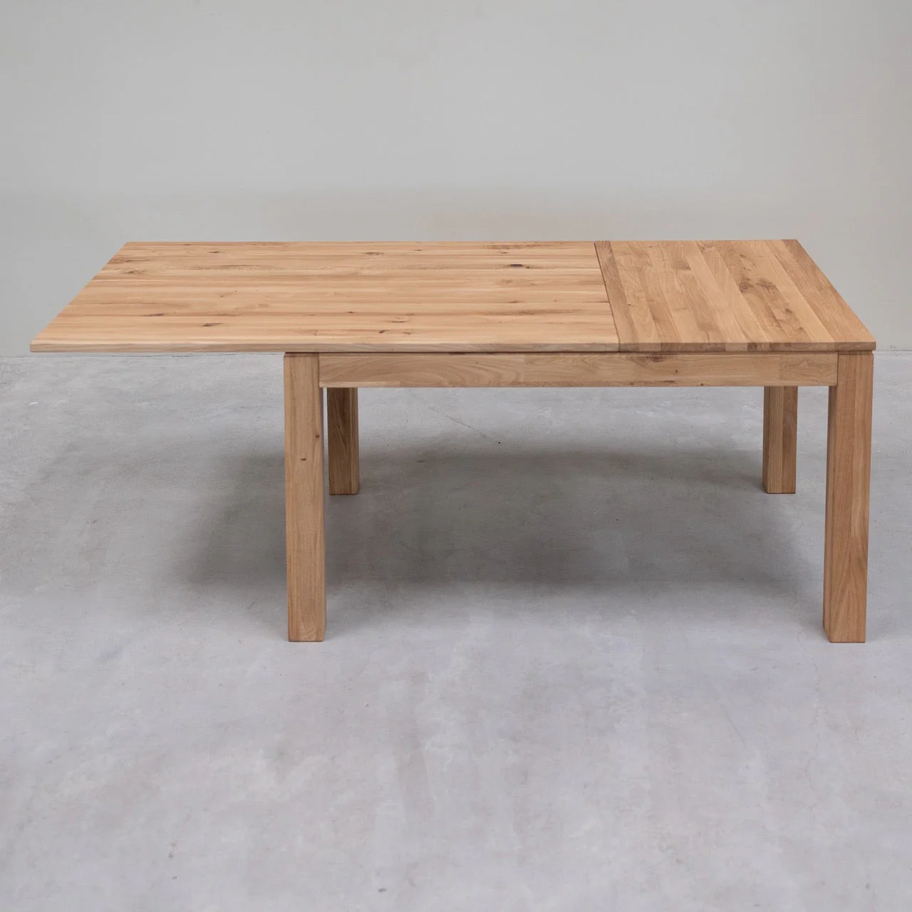 Table à manger extensible en bois massif de chêne L2 - NordicStory - Image 6