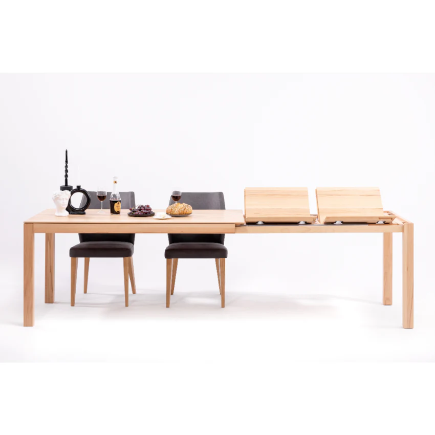 Table à manger extensible en bois massif VERDI - KARPIS