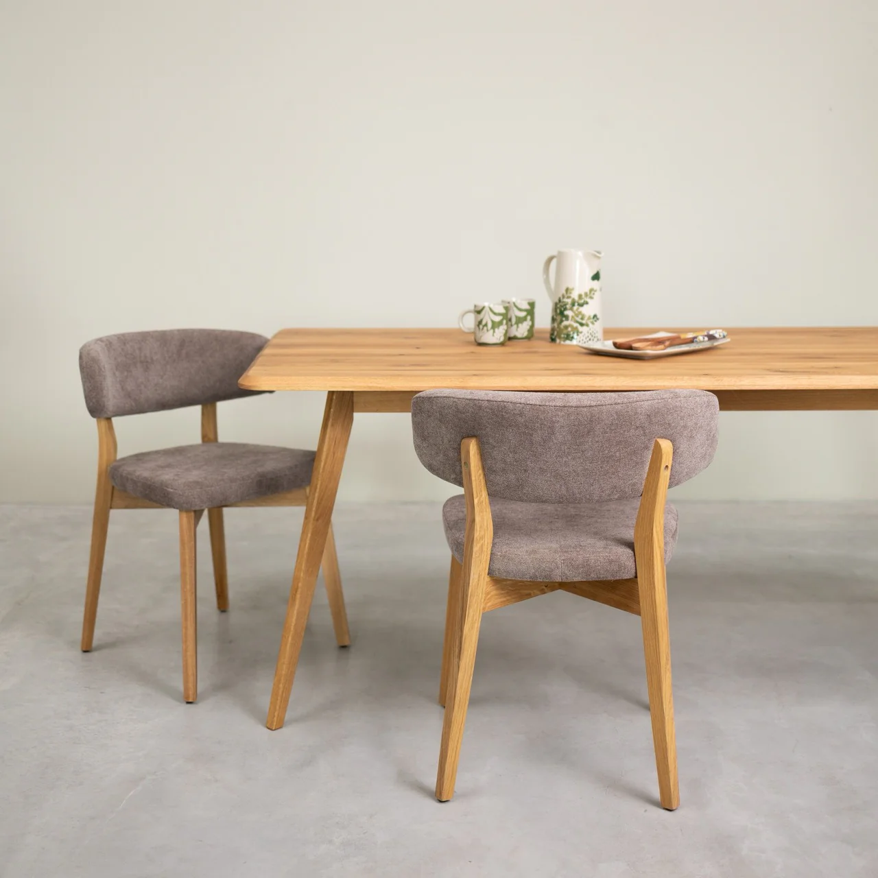Table à manger rectangulaire en chêne massif Genève - NordicStory - Image 12