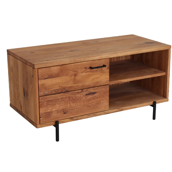 Banc à chaussures en bois massif Normandie - VESKOR - Image 2