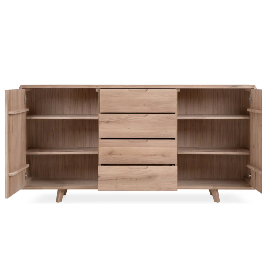 Buffet commode en bois massif Suède – VESKOR - Image 7