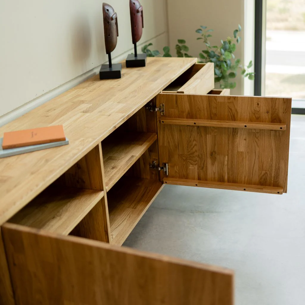 Buffet en bois massif de chêne Malmo – VESKOR - Image 5