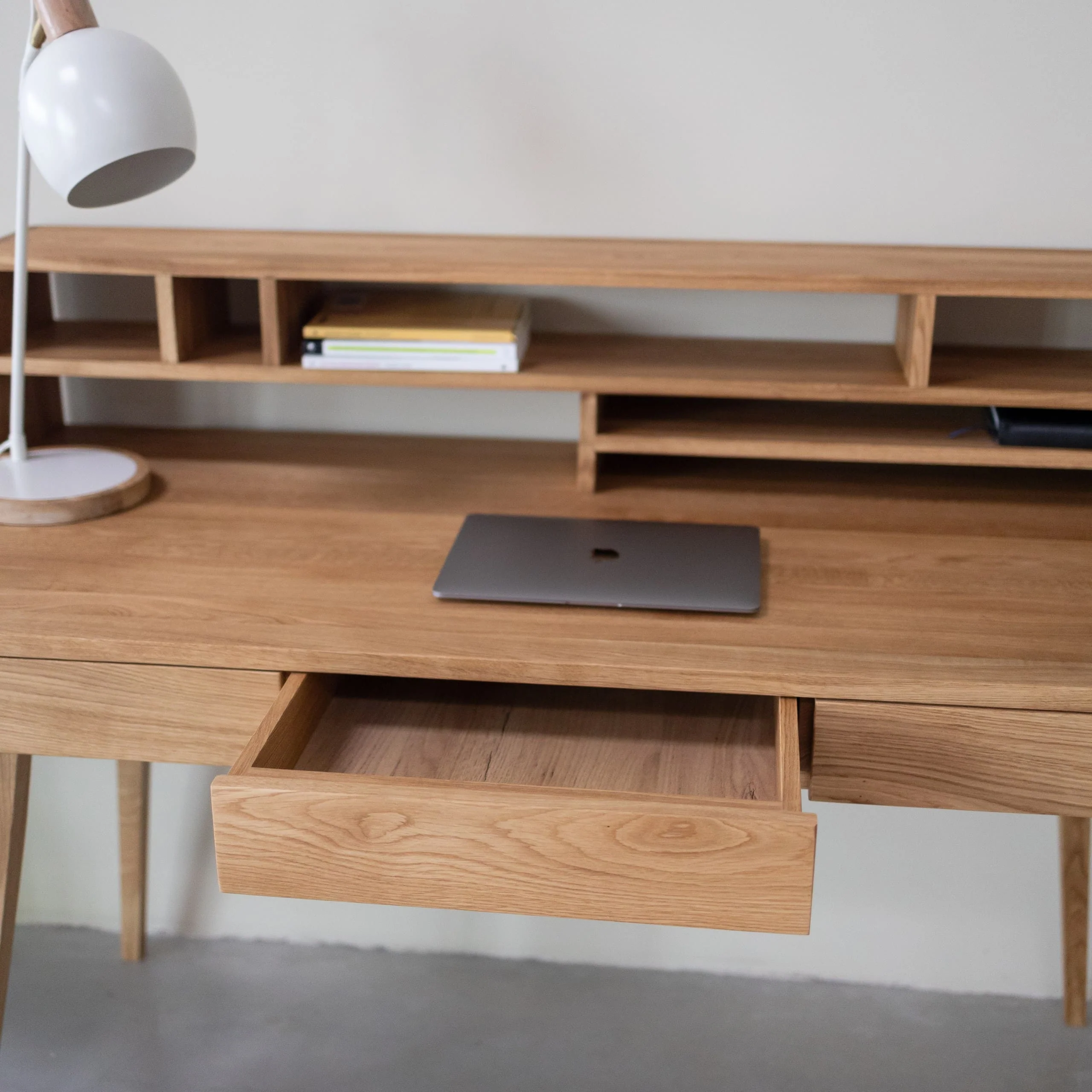 Bureau en bois massif de chêne Malmo 2 - VESKOR - Image 5