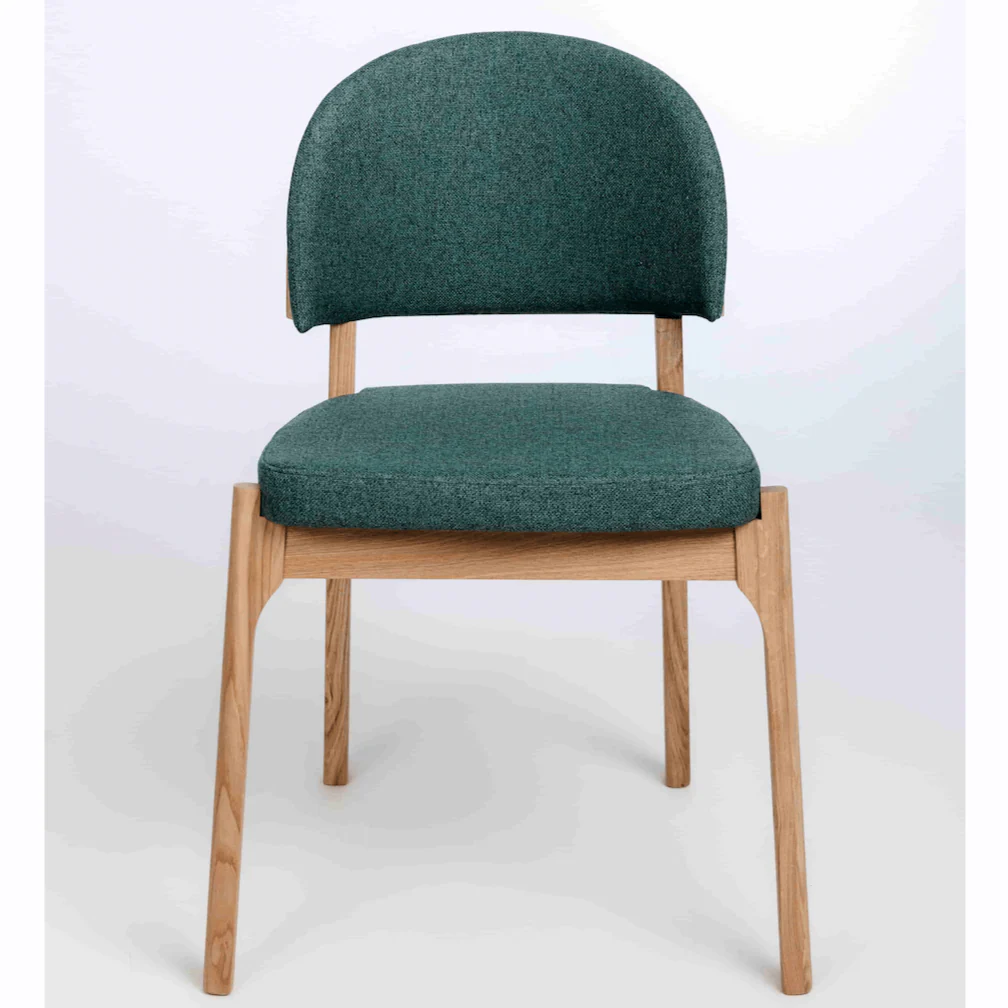 Chaise en bois massif de chêne Astrid, revêtement - Lot de 2 ou 4 chaises - VESKOR - Image 19