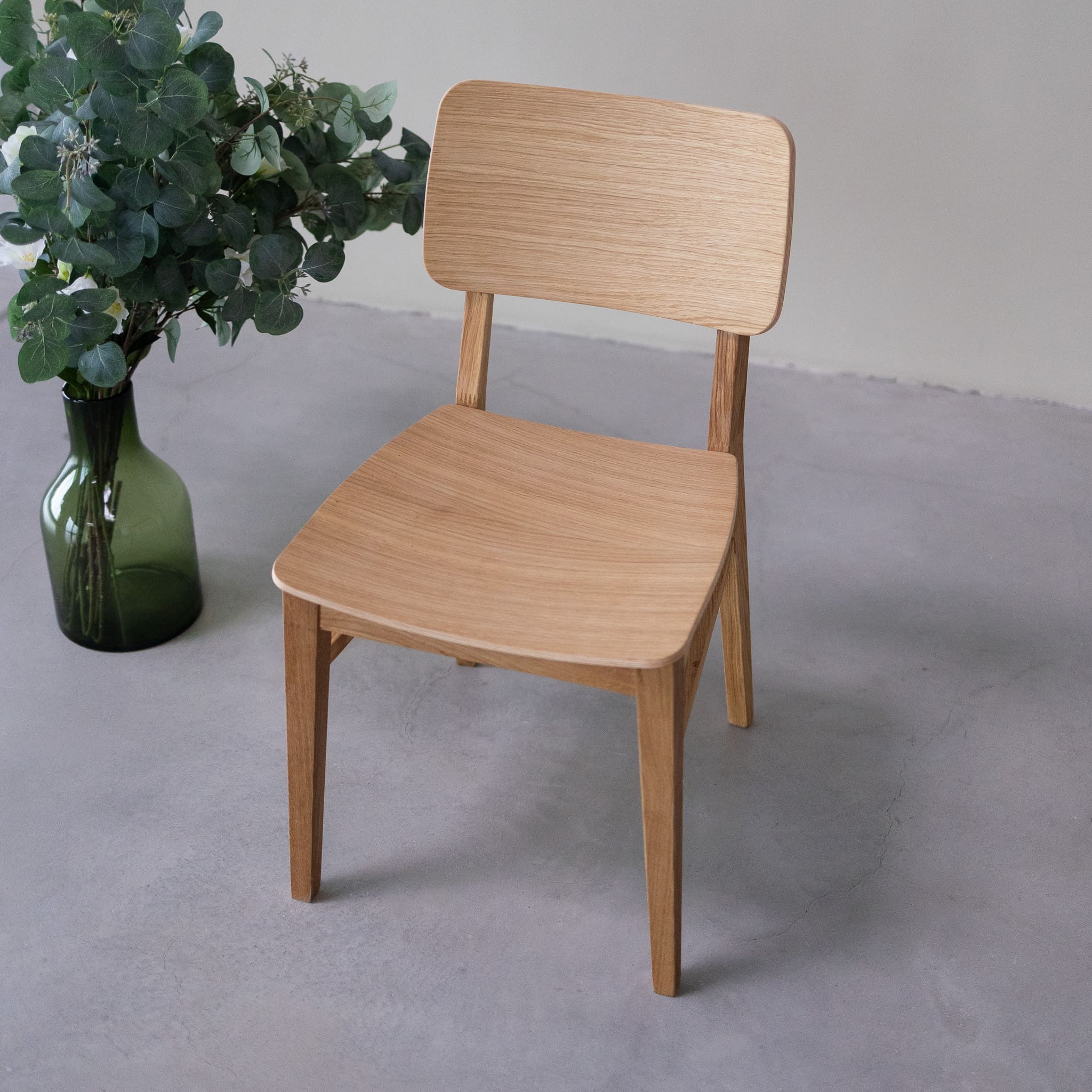 Chaise en bois massif de chêne Kodama - Lot de 2 ou 4 chaises - VESKOR - Image 2