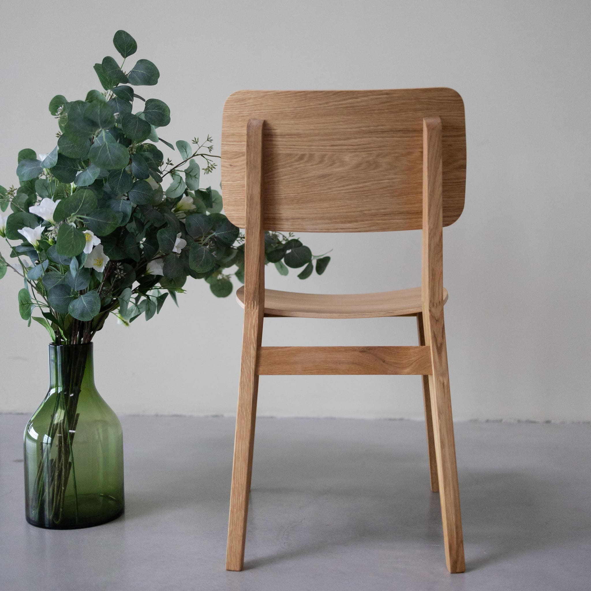 Chaise en bois massif de chêne Kodama - Lot de 2 ou 4 chaises - VESKOR - Image 5