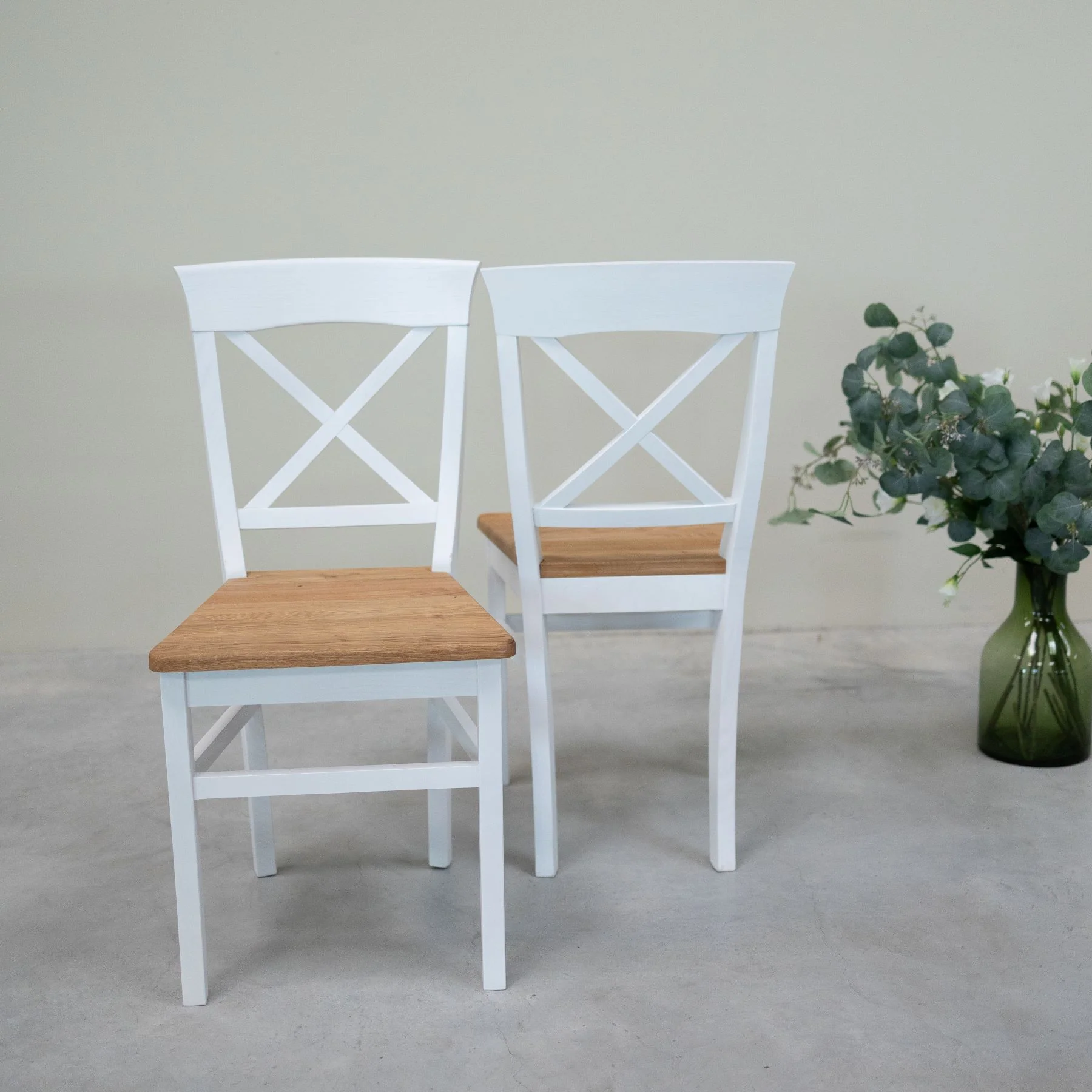 Chaise en bois massif Lausanne - Lot de 2 ou 4 - VESKOR - Image 3
